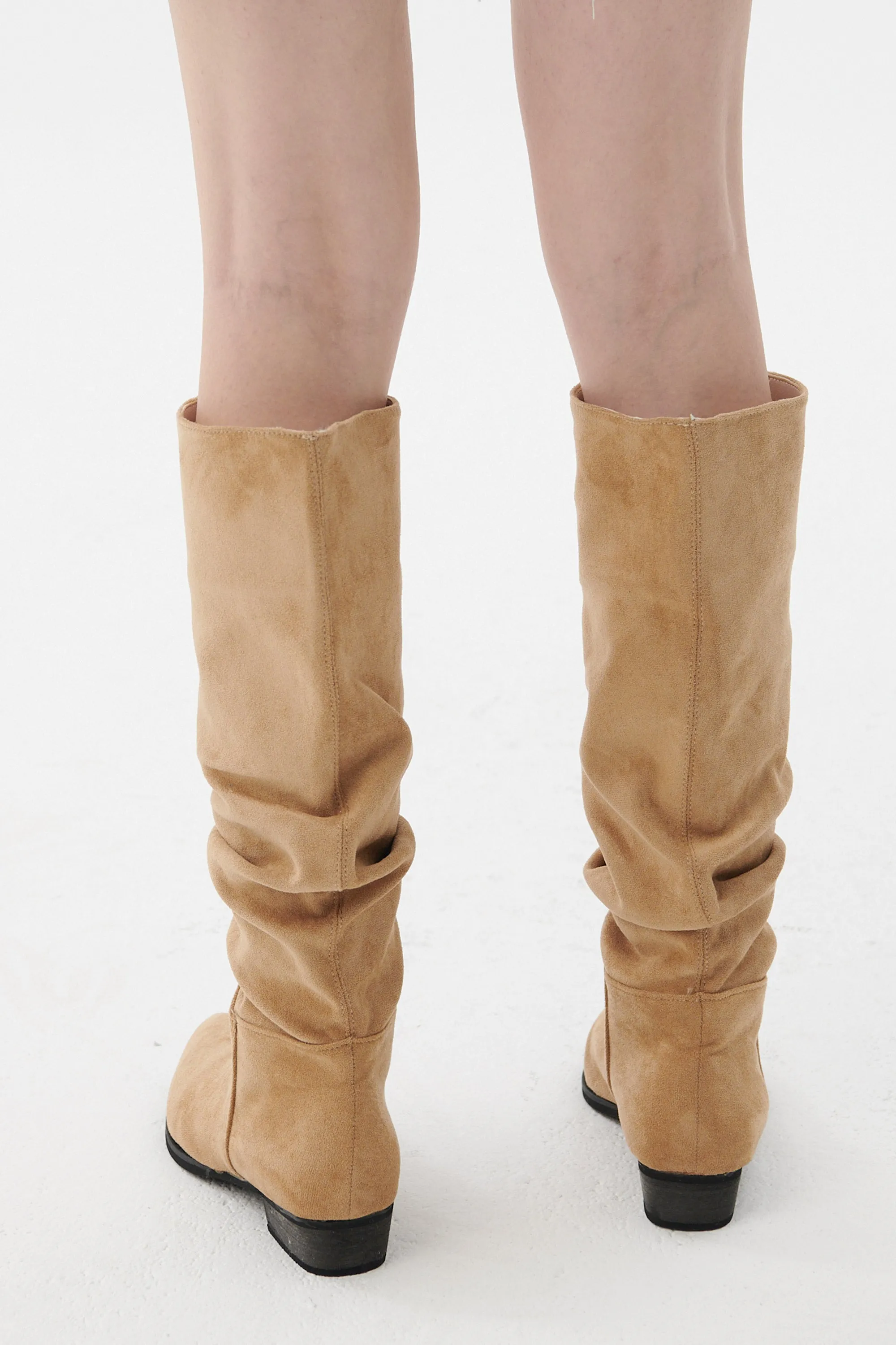 Wide-Leg Ruched Boots sold by storets product image thumbnail 5