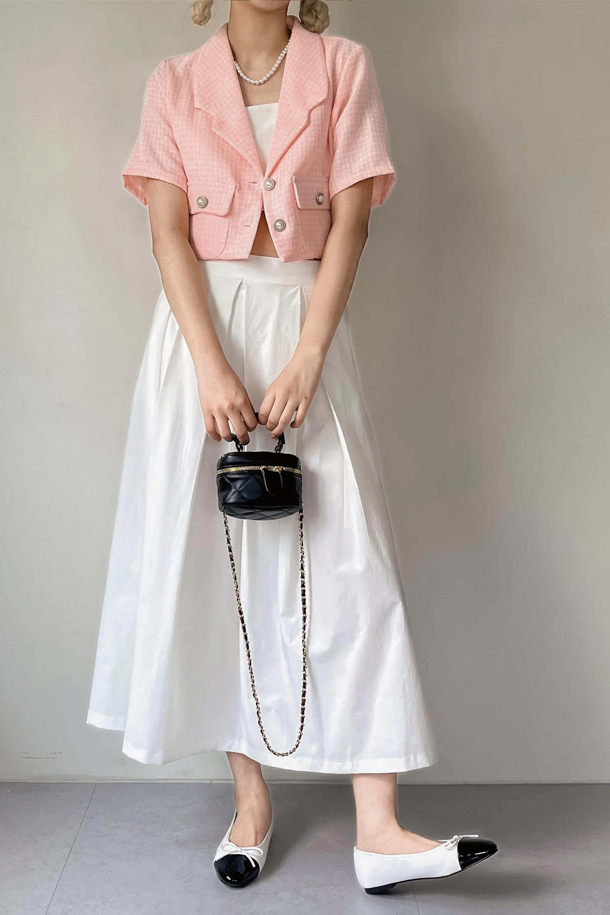 Talia Tweed Crop Jacket sold by storets product image thumbnail 4