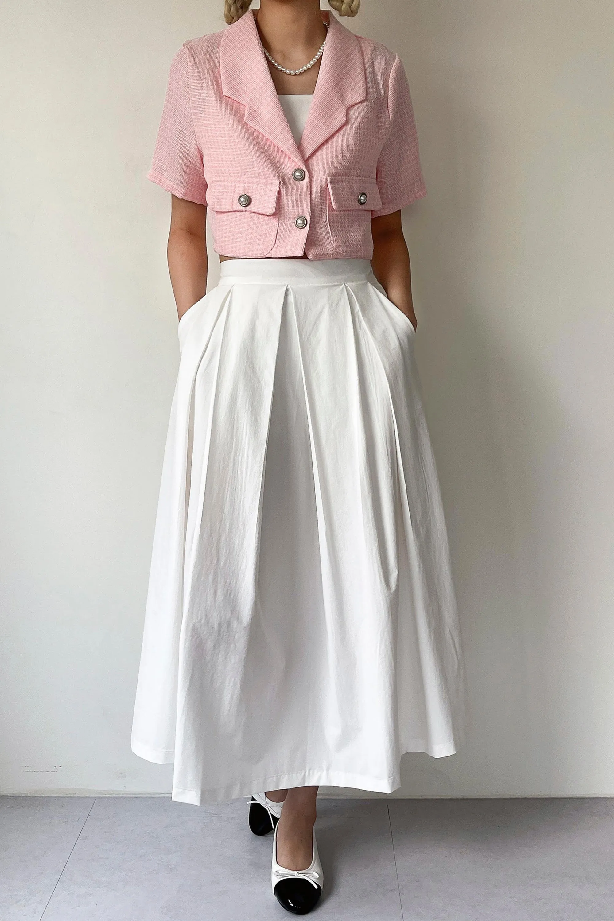 Talia Tweed Crop Jacket sold by storets product image thumbnail 5