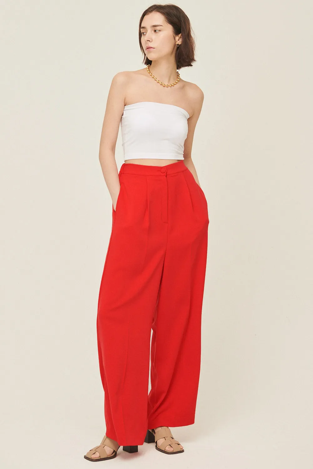 Jania High Wide Leg Pants sold by storets product image thumbnail 5