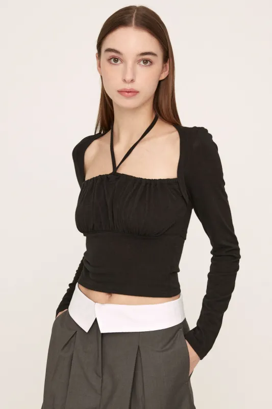 Alexis Front Ruched Top sold by storets