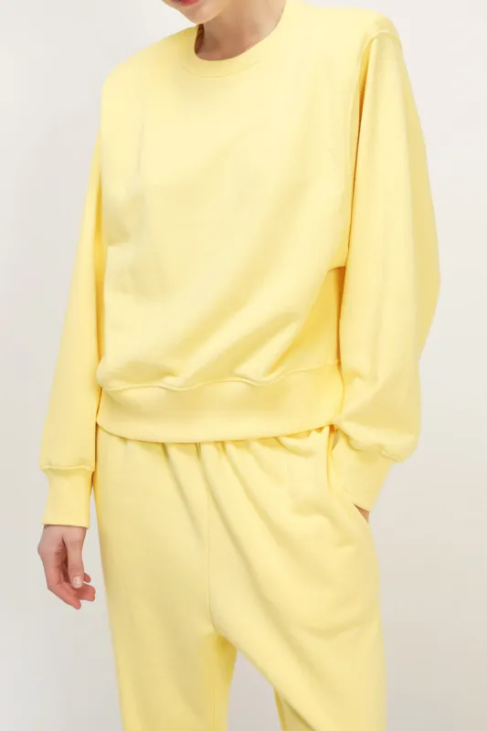 Luz Padded Shoulder Sweatshirt made by storets