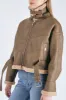 Dilla Faux Shearling Aviator Jacket sold by storets
