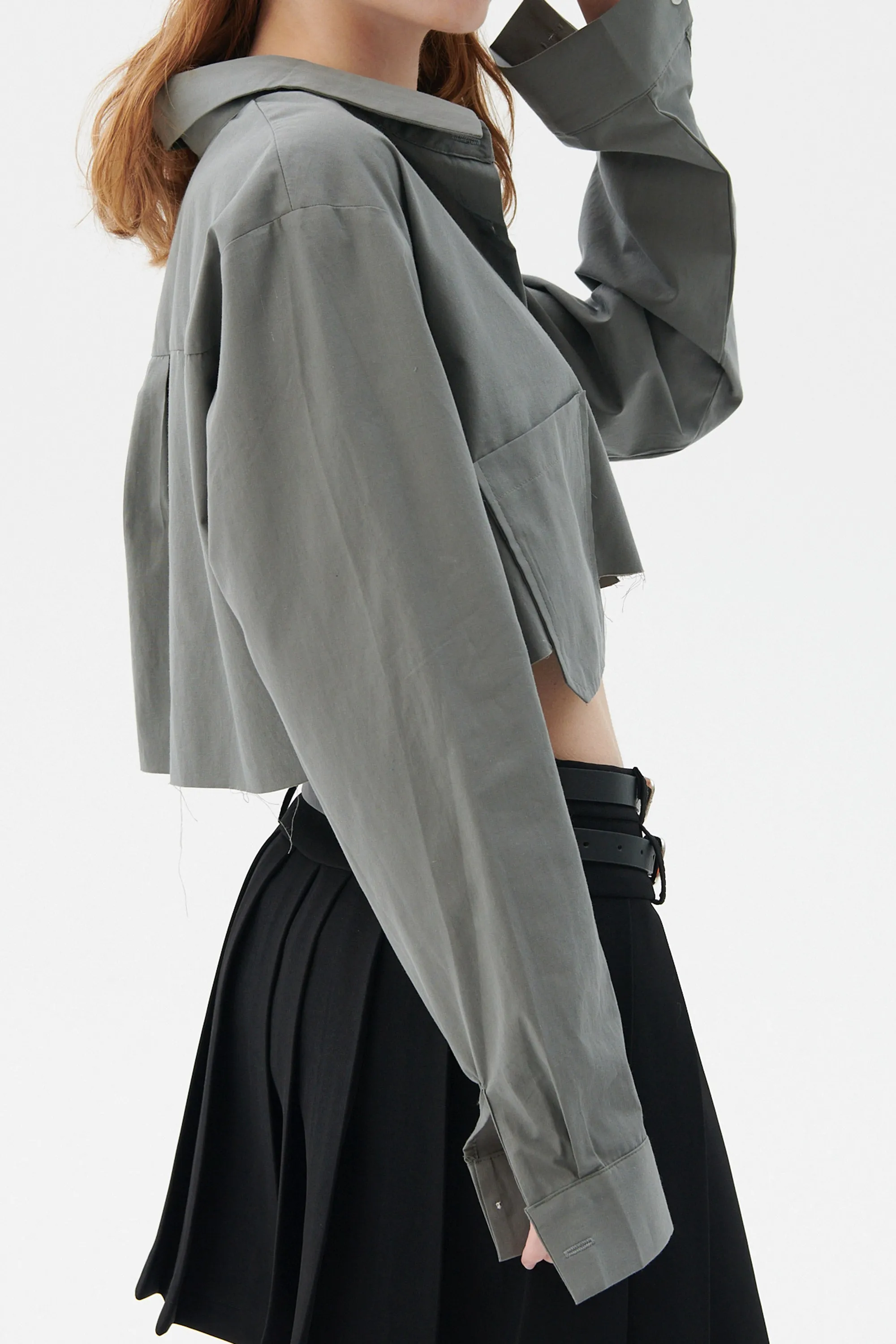 Taylor Cropped Shirt sold by storets product image thumbnail 4