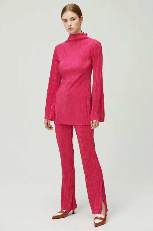Sia Plisse Tunic Top and Pants Set sold by storets