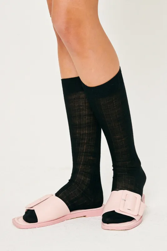 Jamie Buckle Slippers sold by storets