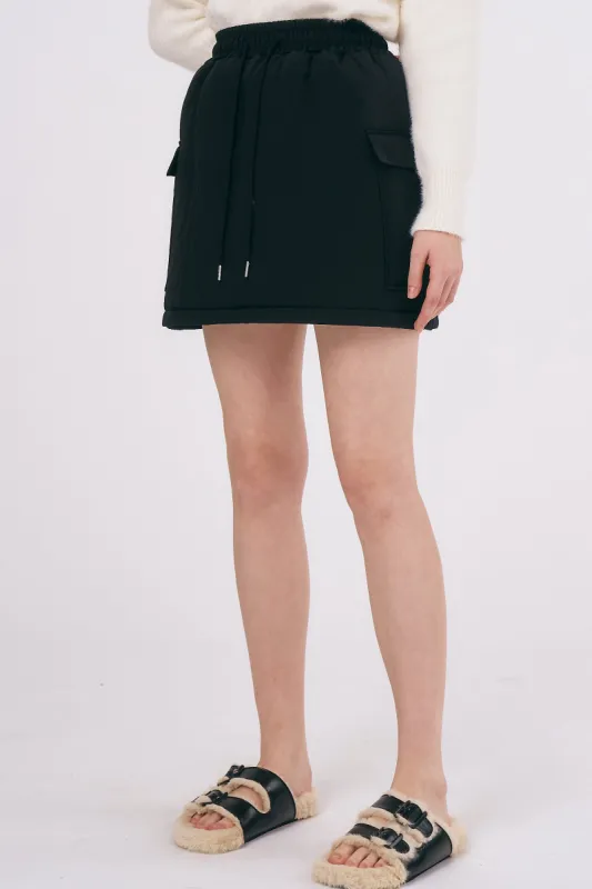 Skylar Nylon Mini Skirt sold by storets