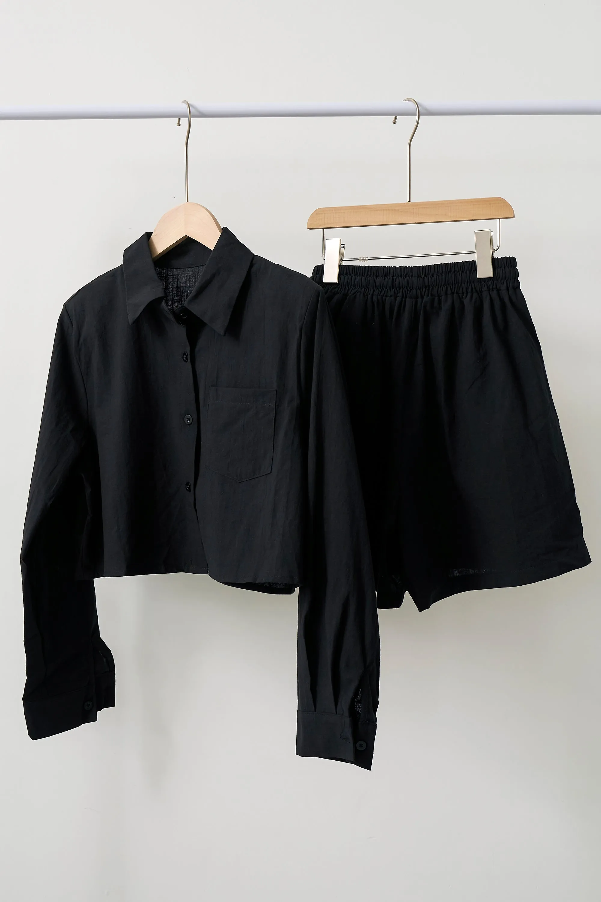 Sophie Cropped Shirt & Shorts Set sold by storets product image thumbnail 5