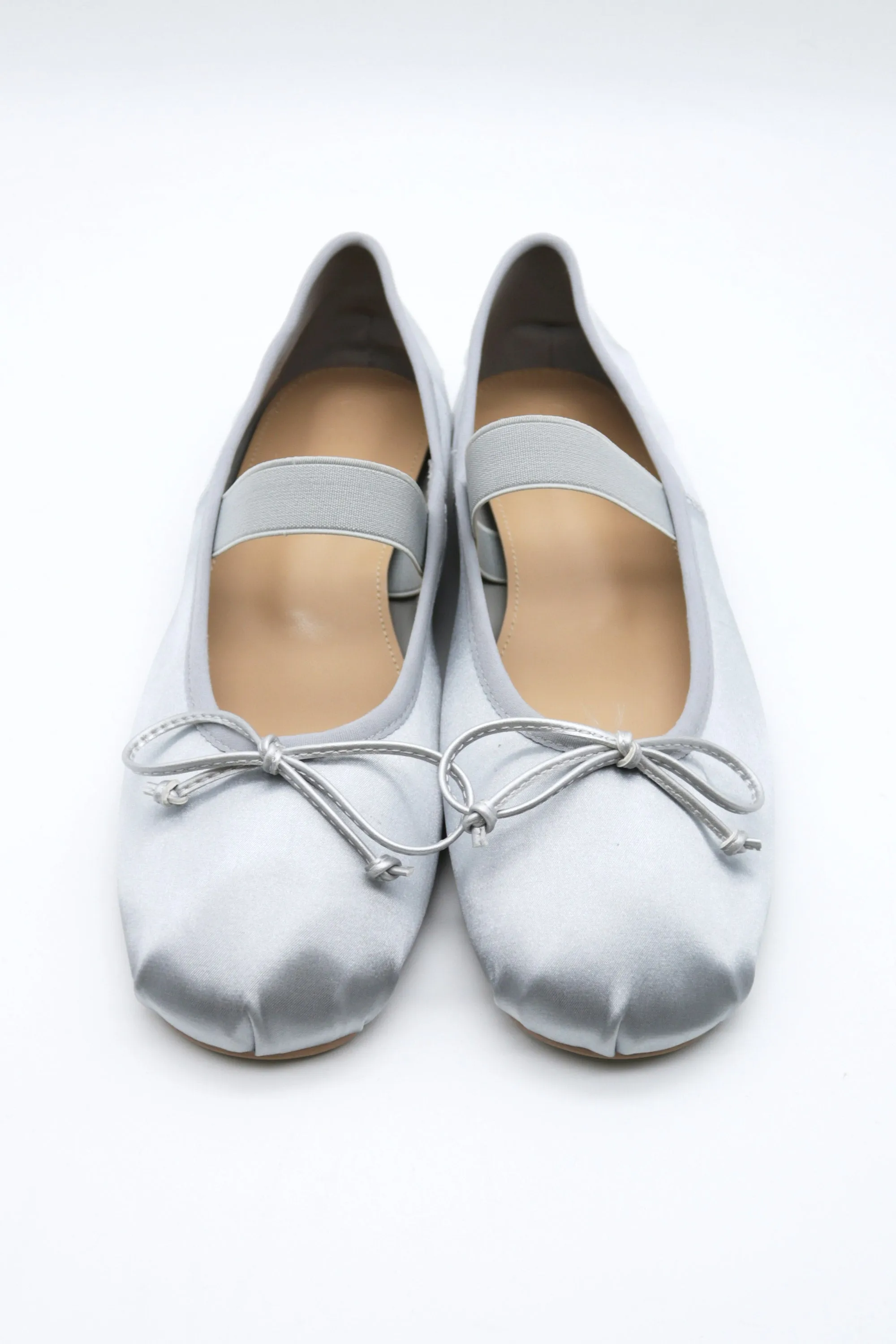 Sidney Satin Ballet Flats | Parallel