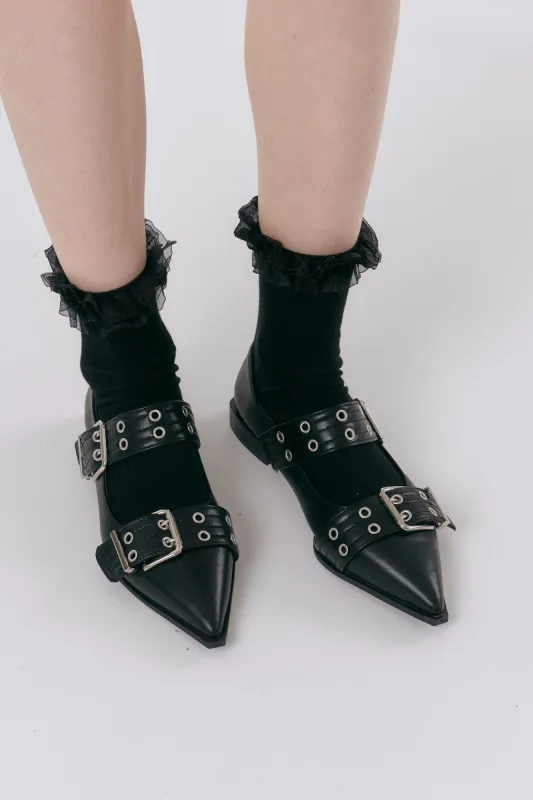 Ruffled Lace Socks sold by storets