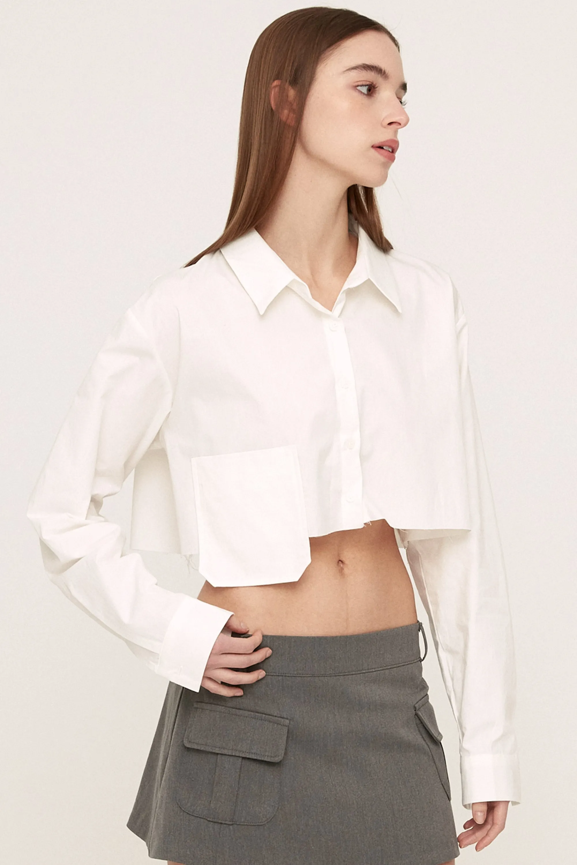 Taylor Cropped Shirt sold by storets product image thumbnail 4