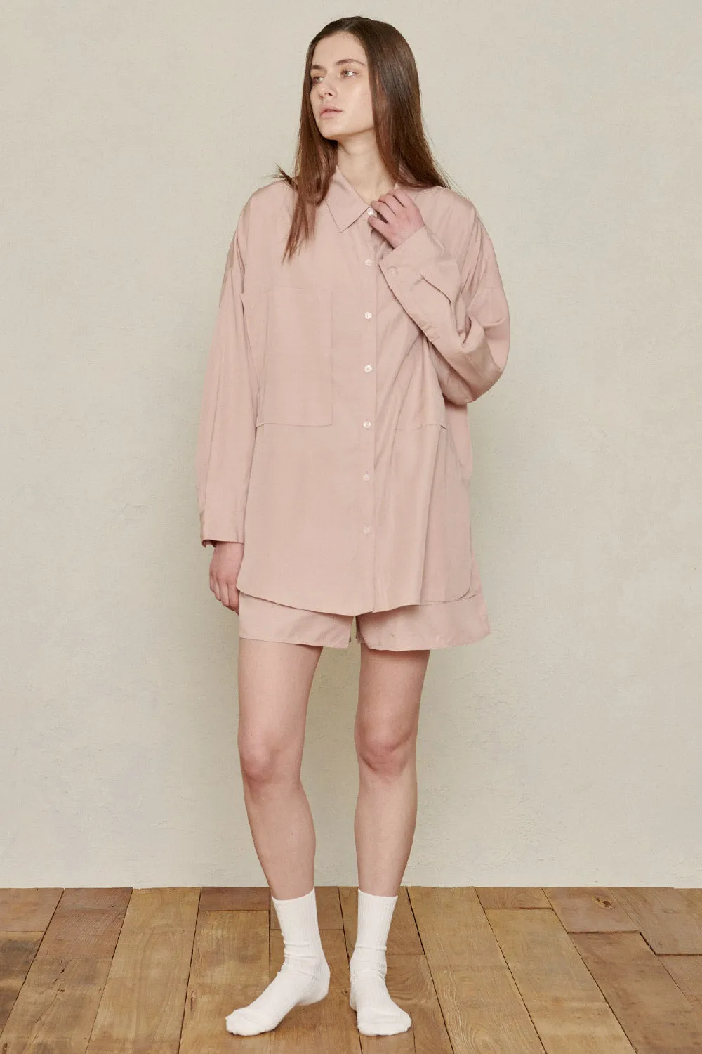 Oversized Bamboo Shirt sold by storets product image thumbnail 5