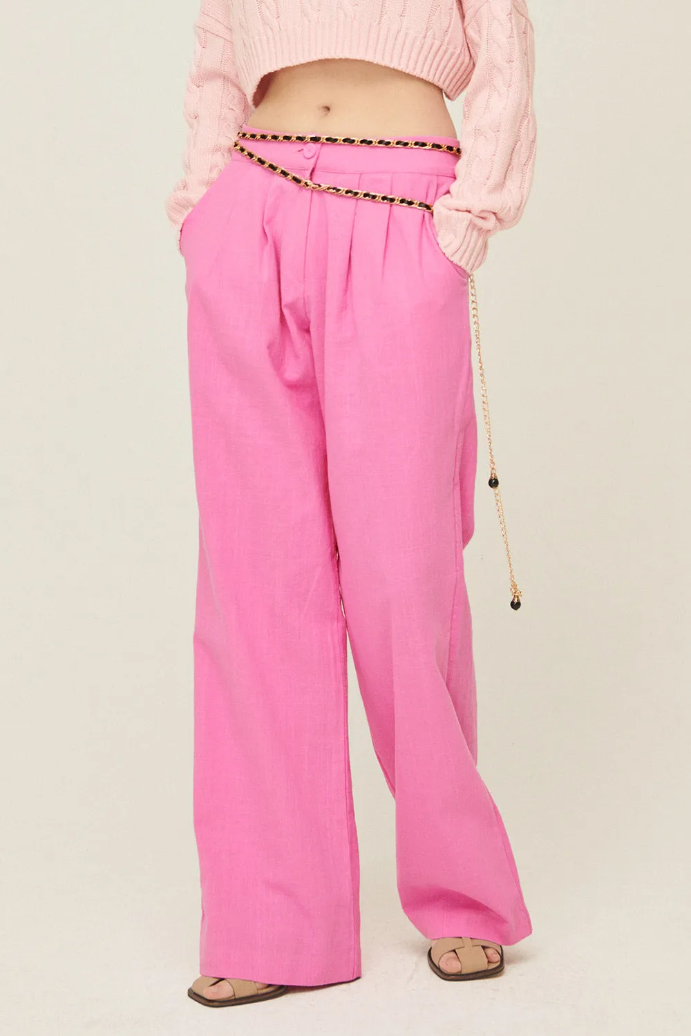Sabrina Pintucked Wide Pants sold by storets product image thumbnail 4