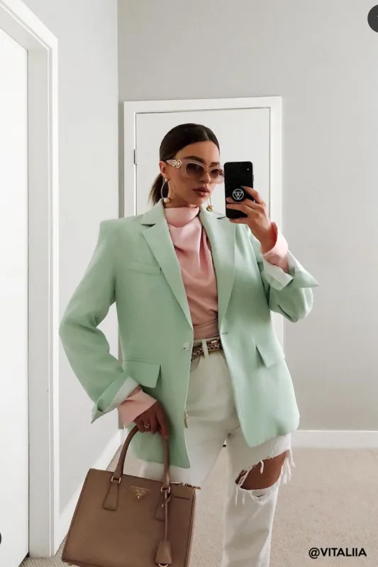 Scarlett Oversized Fit Jacket sold by storets