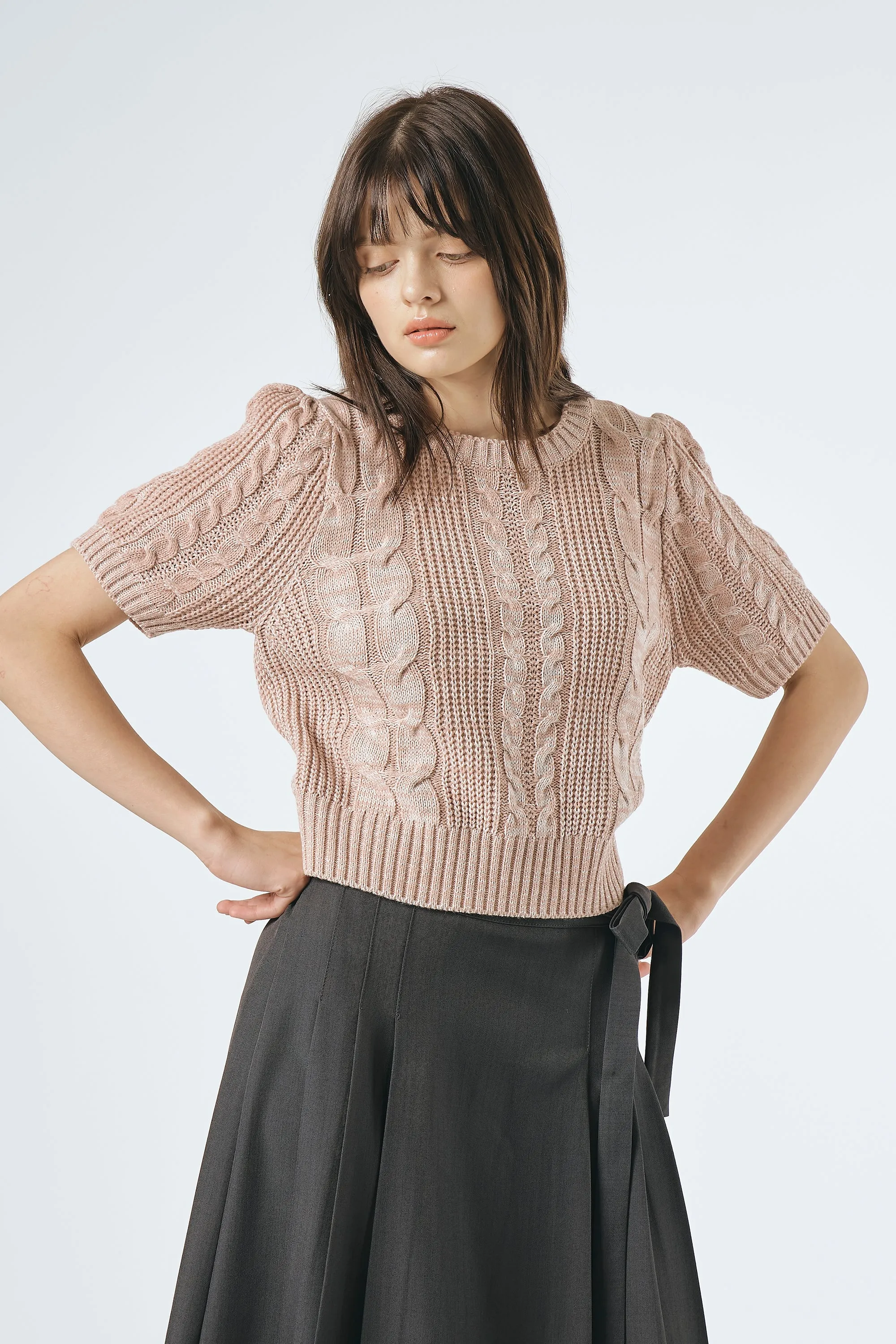 Evonne Cable-knit Sweater sold by storets product image thumbnail 2