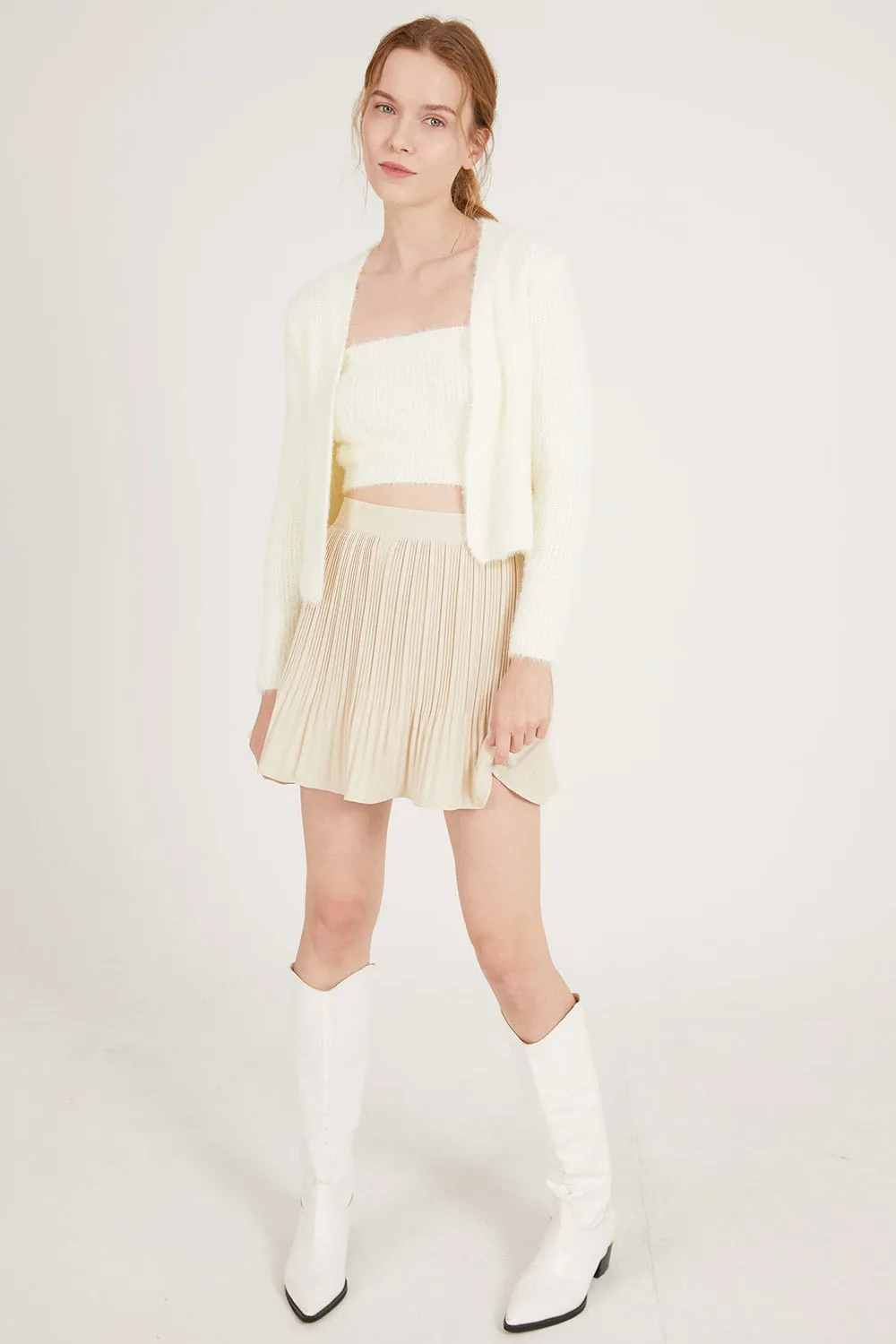 Nadia Pleated Flare Skort sold by storets product image thumbnail 5