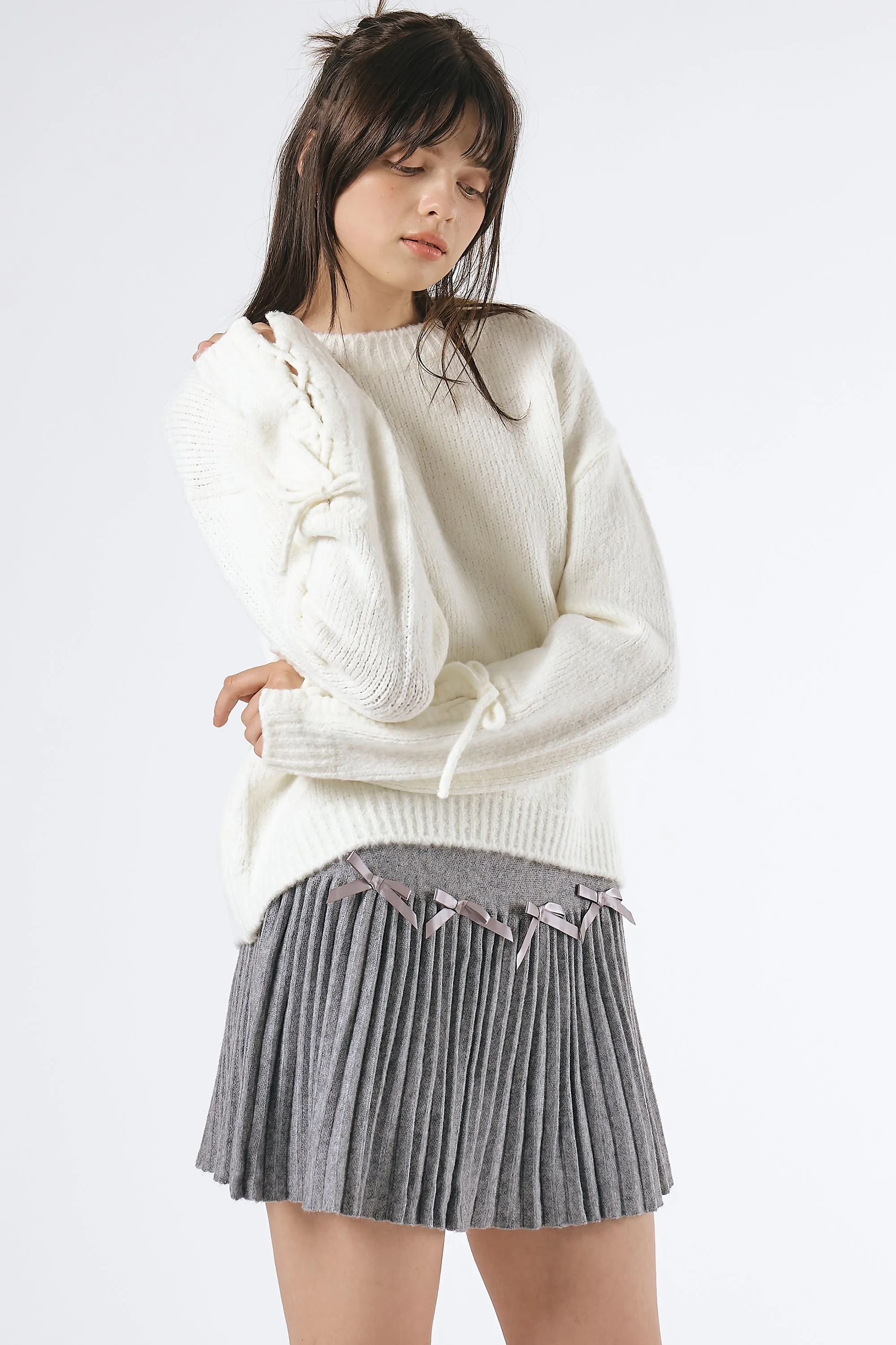 Elia Knitted Mini Skirt sold by storets product image thumbnail 2