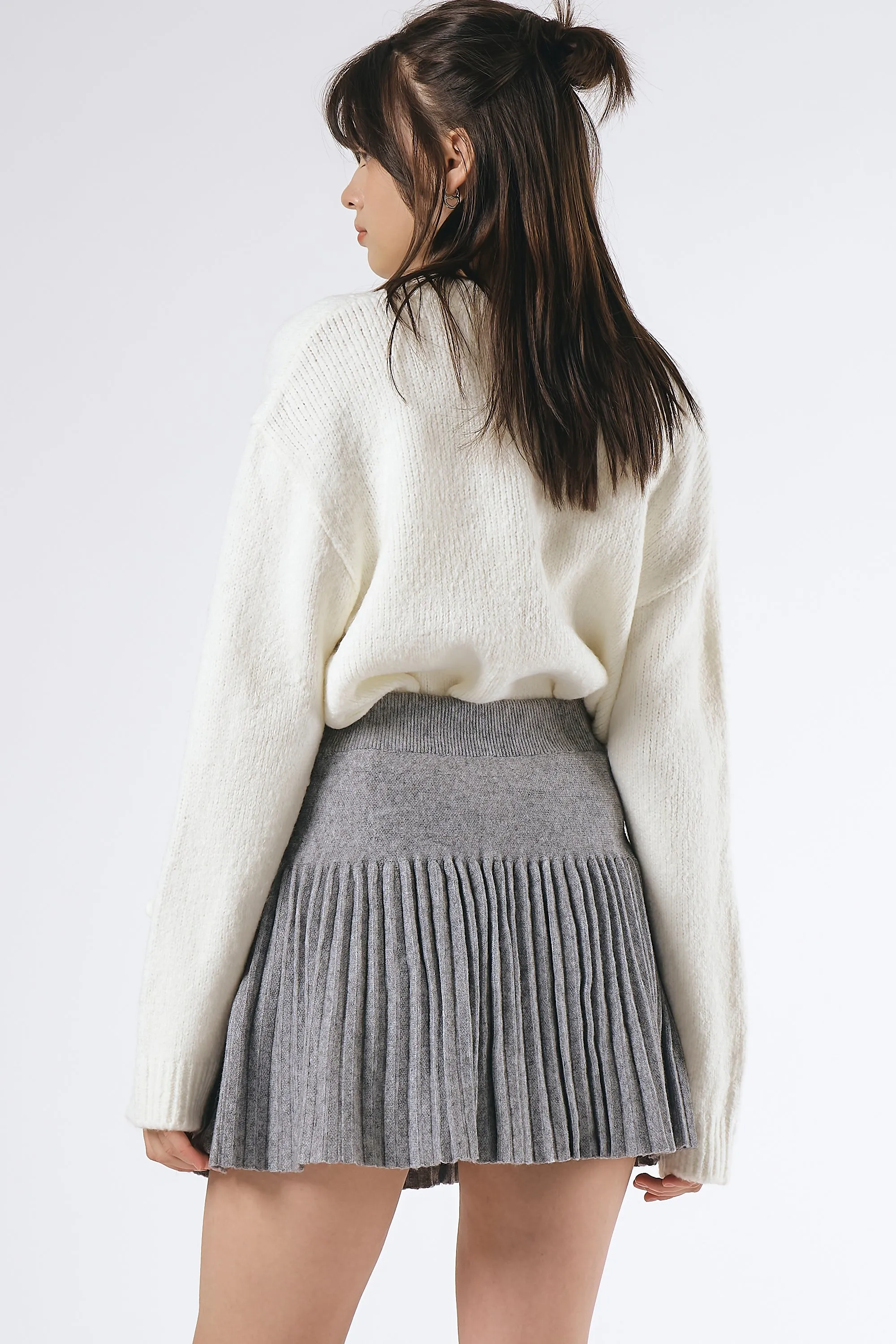 Elia Knitted Mini Skirt sold by storets product image thumbnail 5