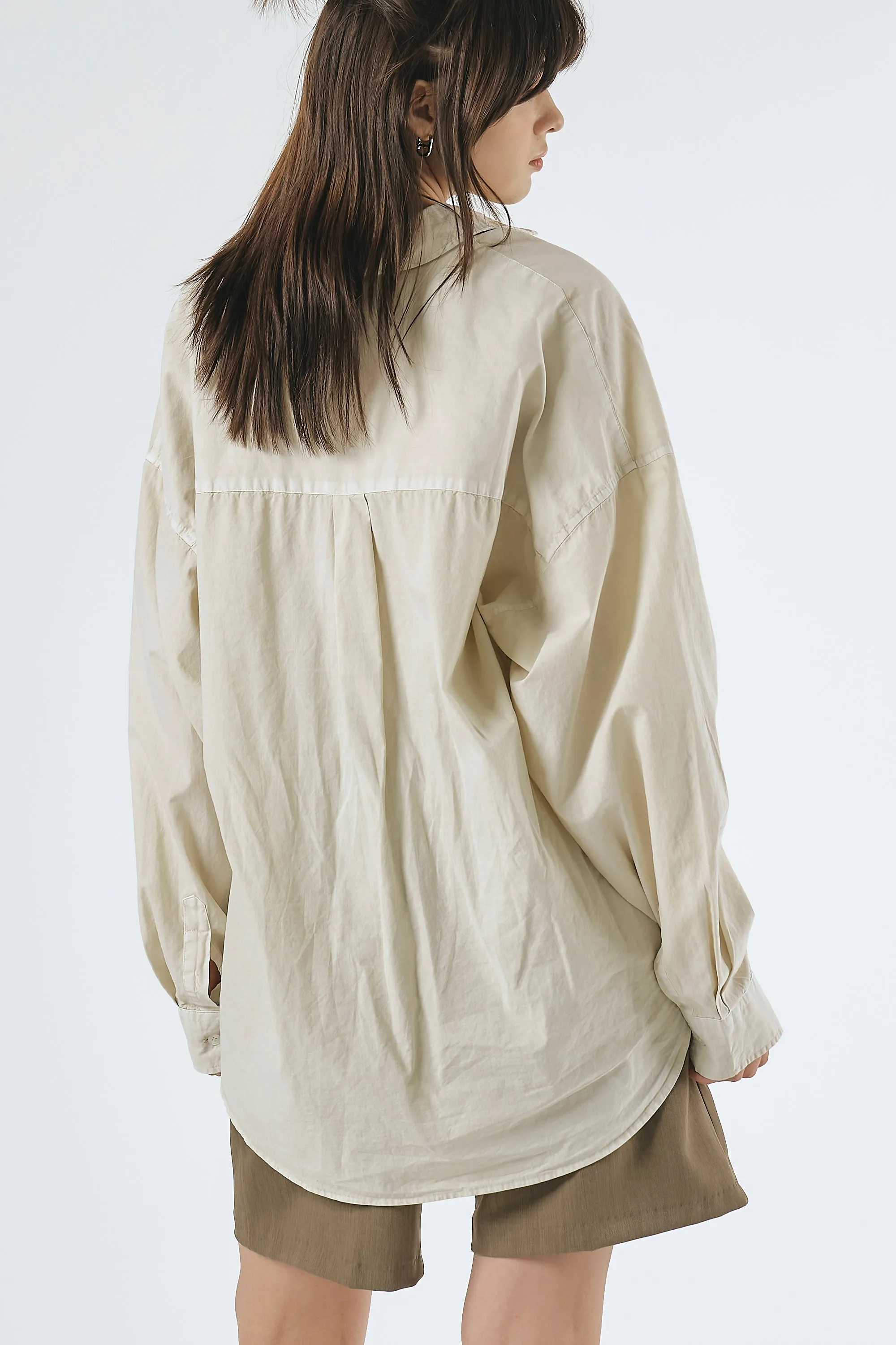 Lydia Oversized Washed Shirt sold by storets product image thumbnail 5