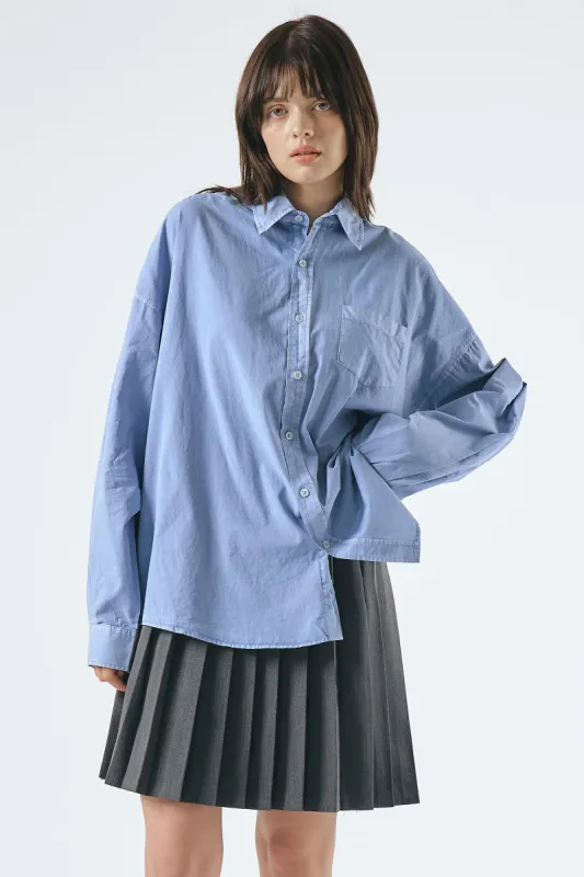 Lydia Oversized Washed Shirt sold by storets