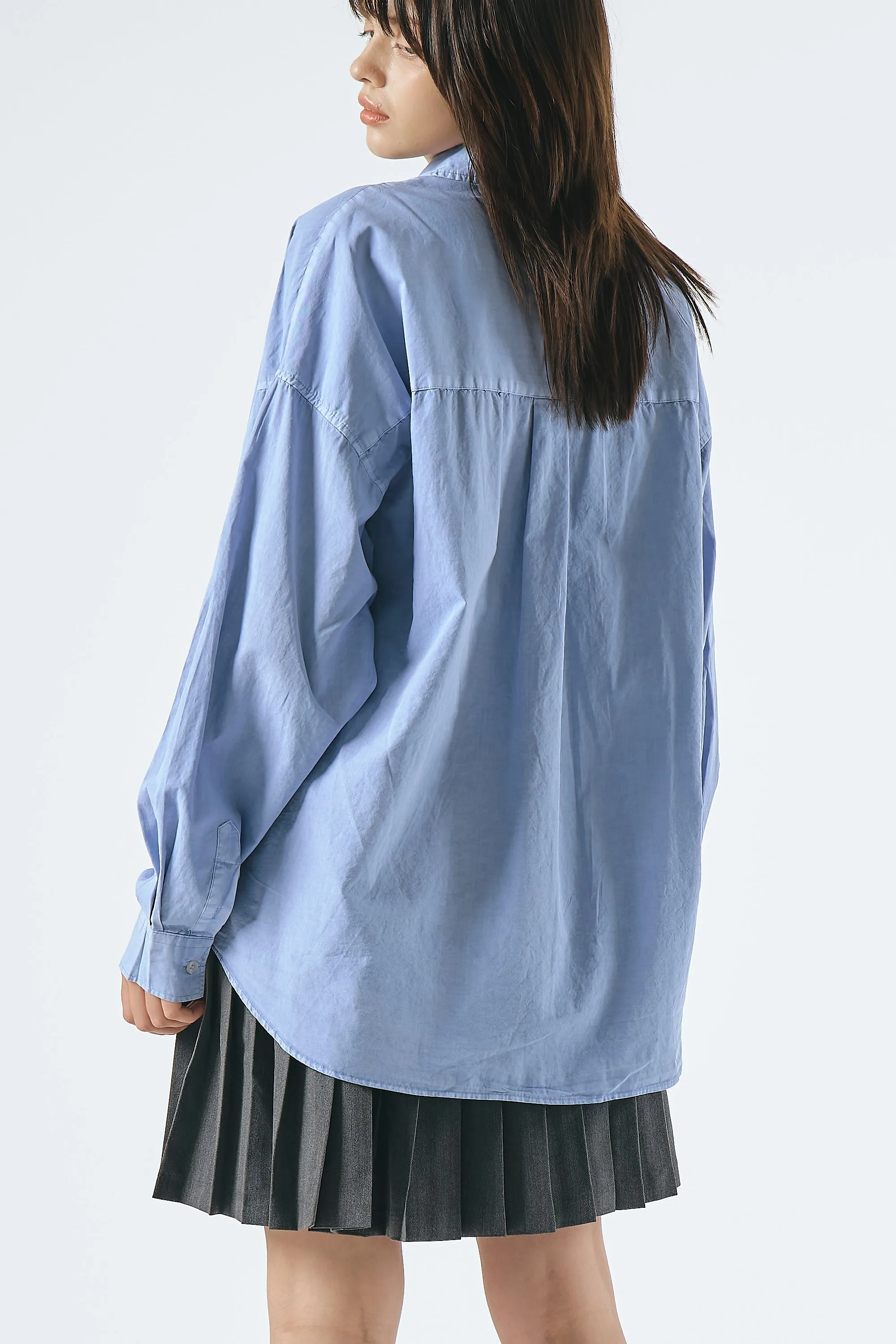 Lydia Oversized Washed Shirt sold by storets product image thumbnail 4