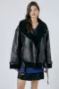 Celina Shearling Aviator Coat sold by storets