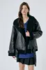 Celina Shearling Aviator Coat sold by storets