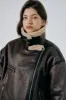Celina Shearling Aviator Coat sold by storets