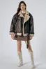 Celina Shearling Aviator Coat sold by storets