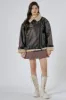 Celina Shearling Aviator Coat sold by storets