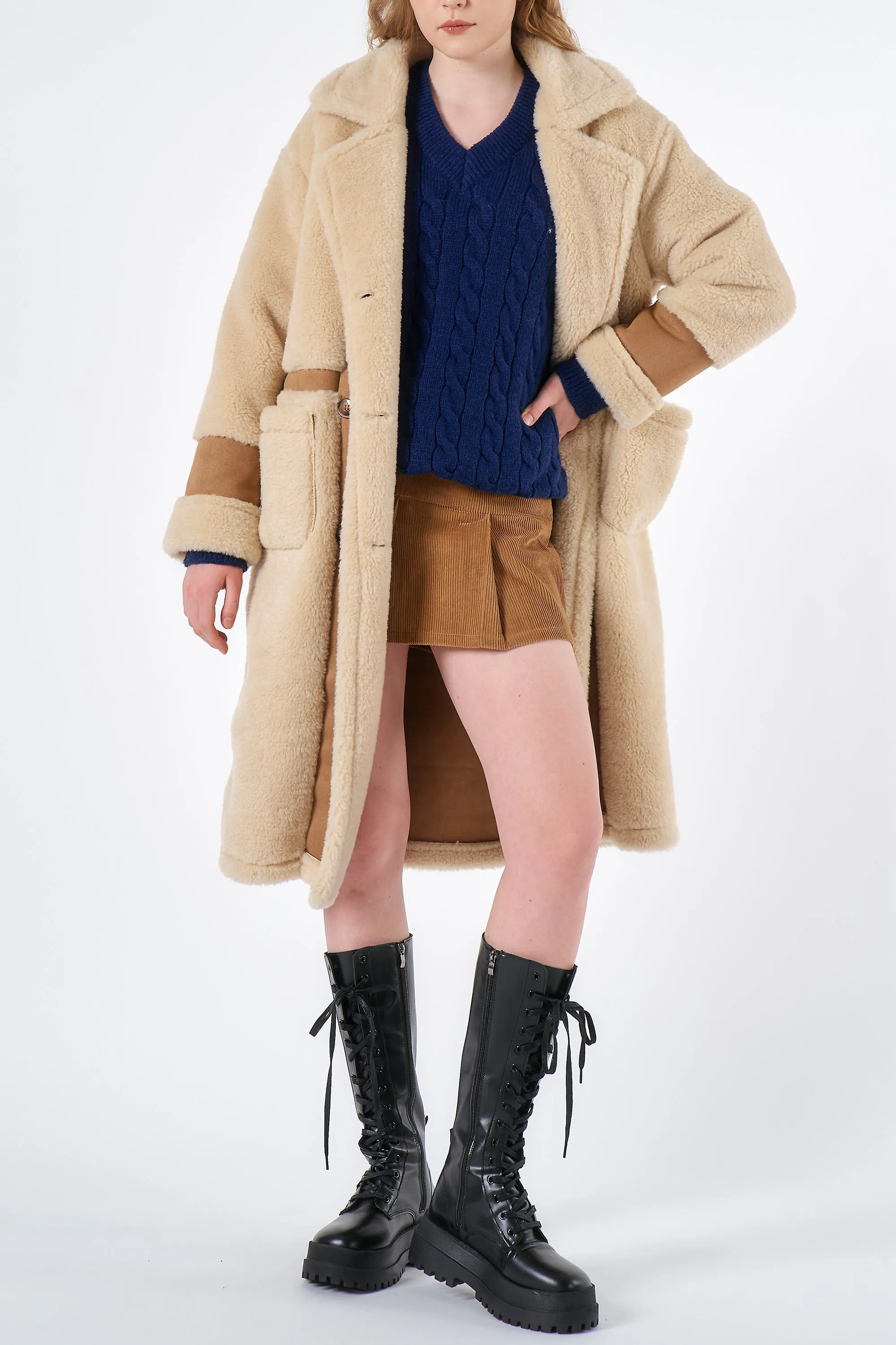 Victoria Shearling Long Coat sold by storets product image thumbnail 2