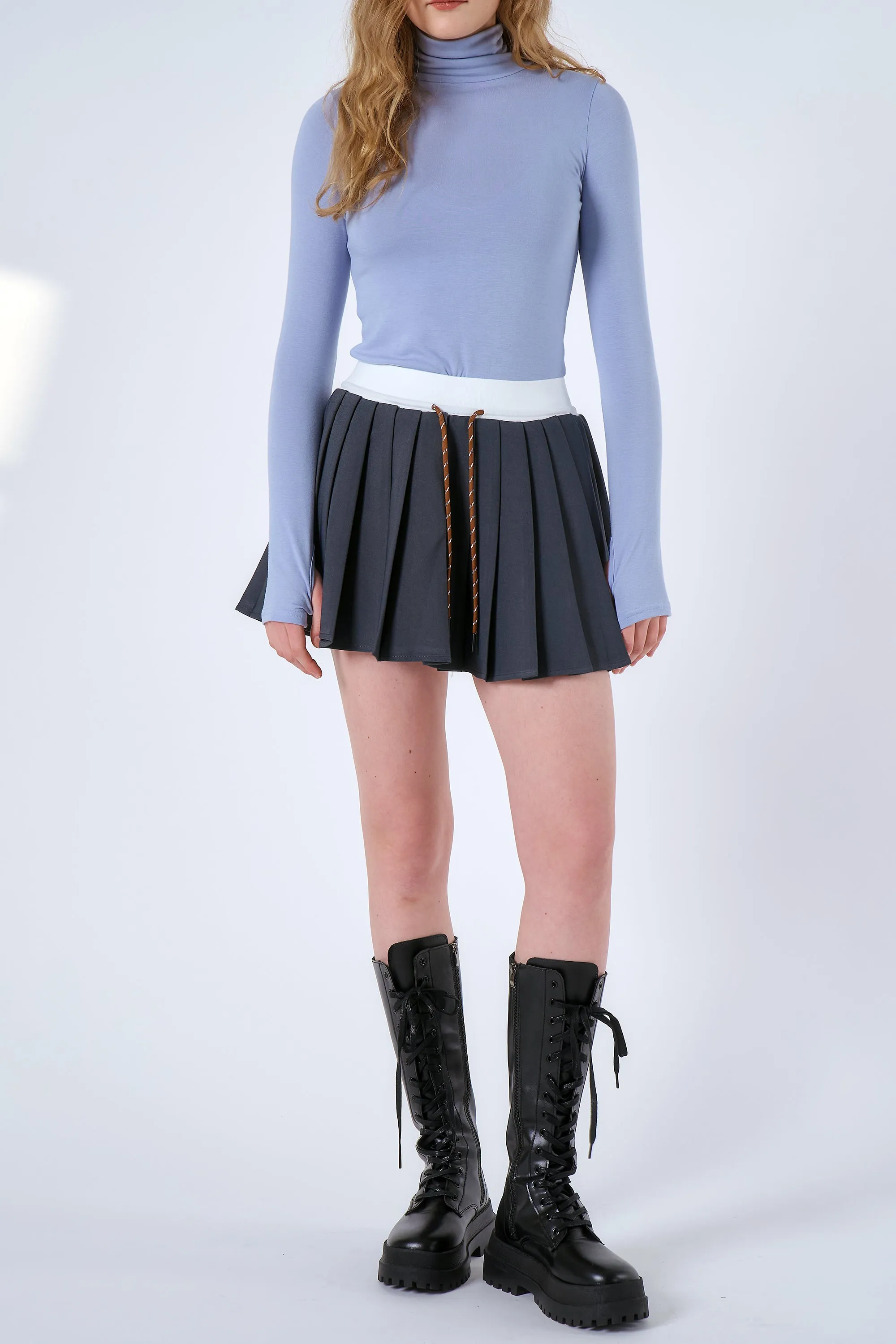 Melody Pleated Mini Skirt sold by storets product image thumbnail 3