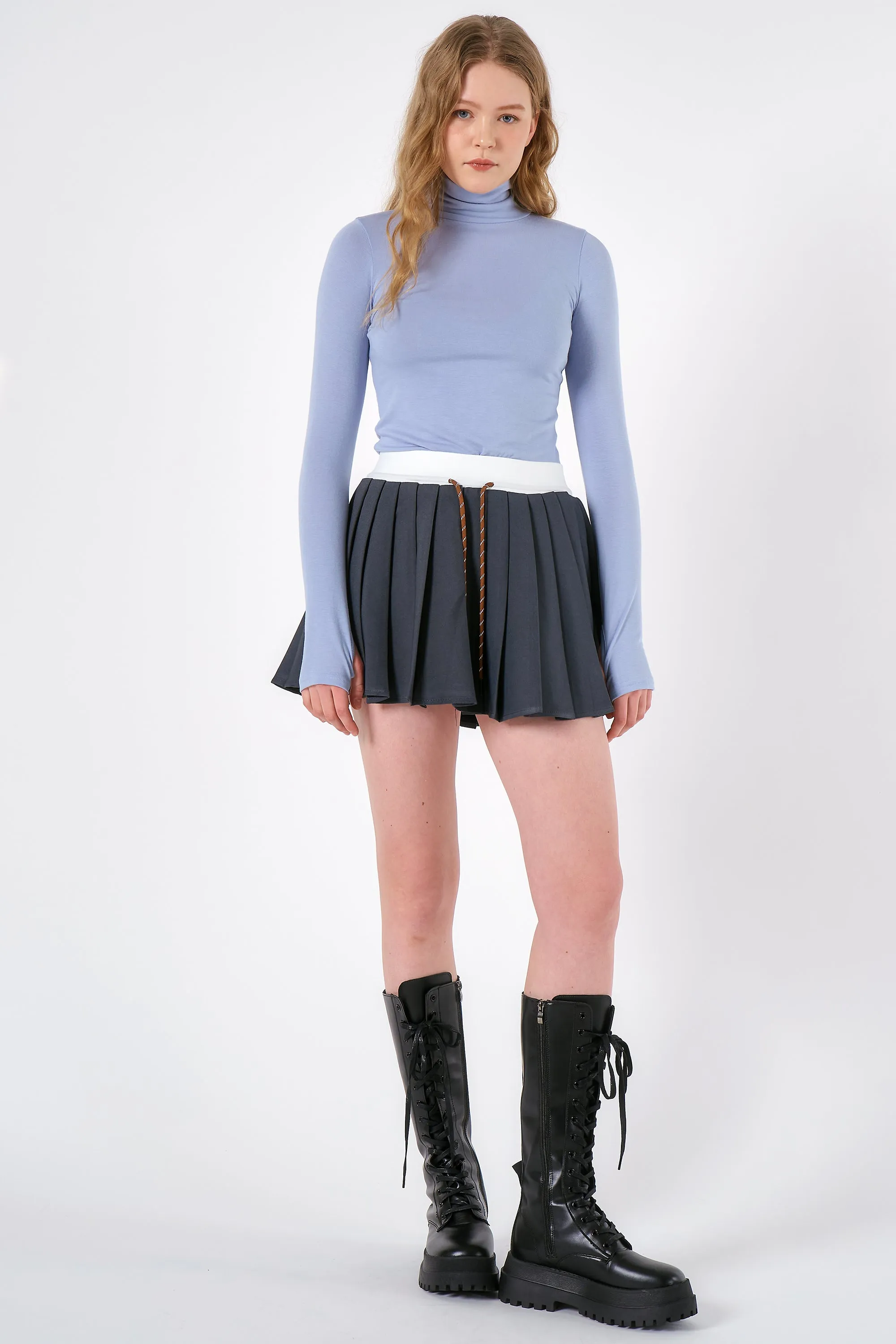 Melody Pleated Mini Skirt sold by storets product image thumbnail 4