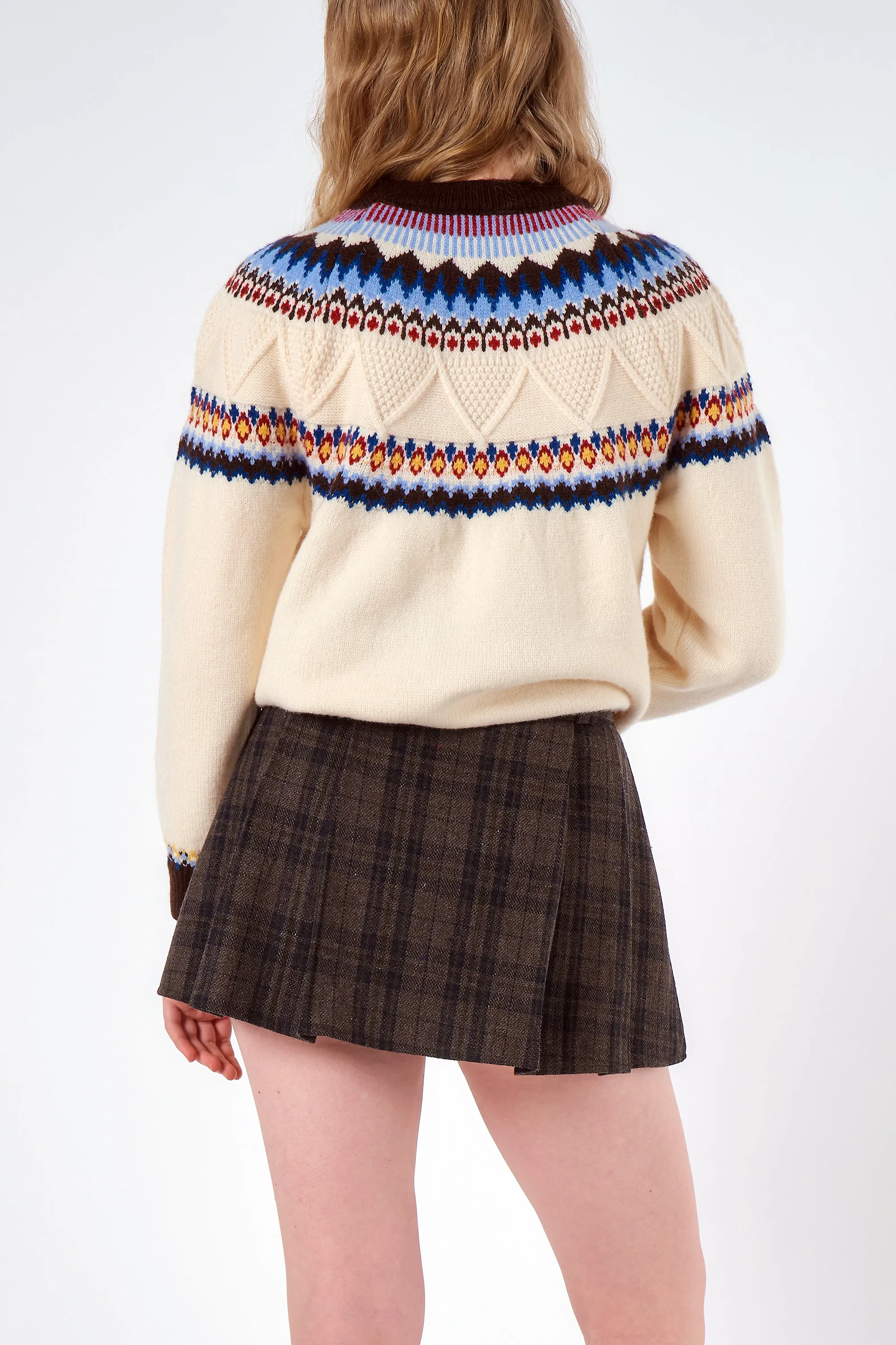 Mindy Intarsia Nordic Sweater sold by storets product image thumbnail 5