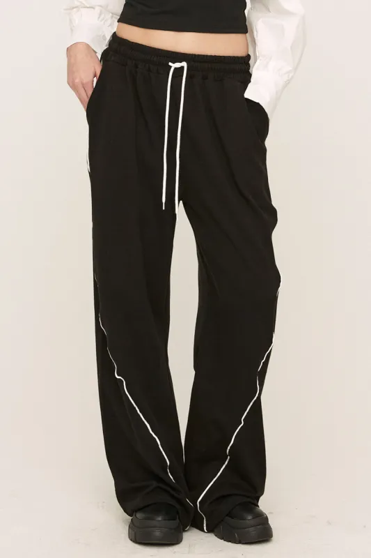 Billie Wide Leg Track Pants sold by storets