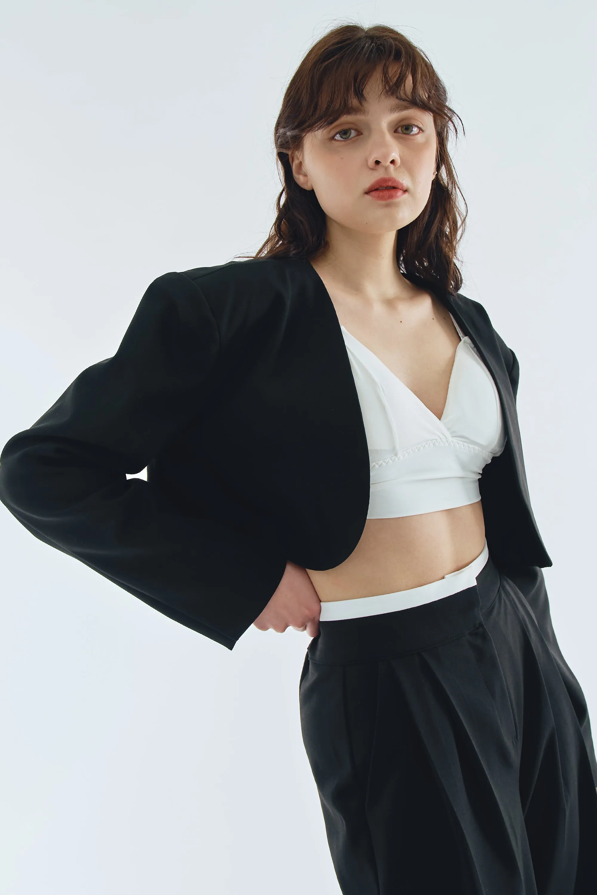 Sophia Cropped Jacket sold by storets