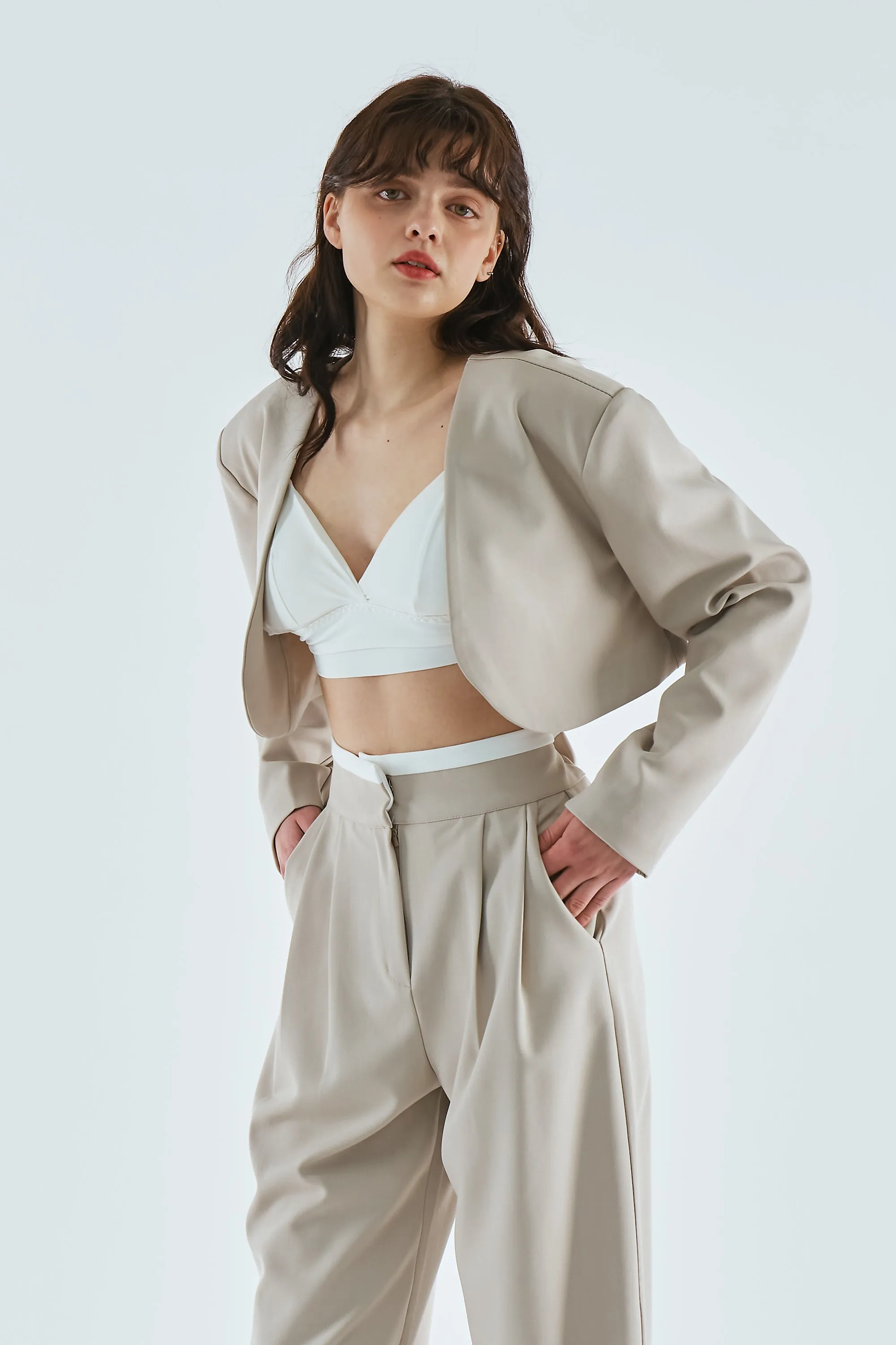 Sophia Cropped Jacket sold by storets product image thumbnail 2