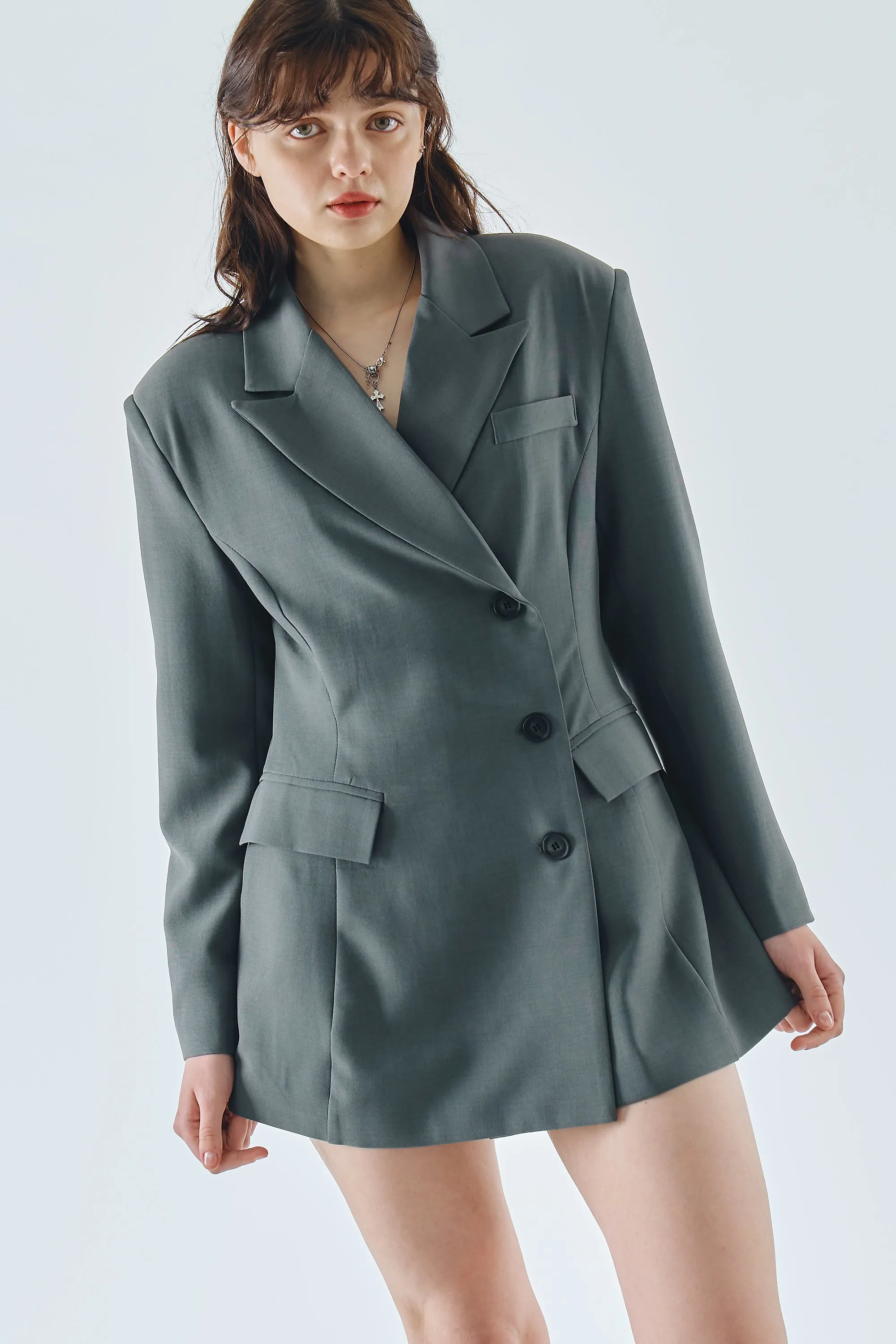 Luna Tailored Blazer Dress sold by storets product image thumbnail 4