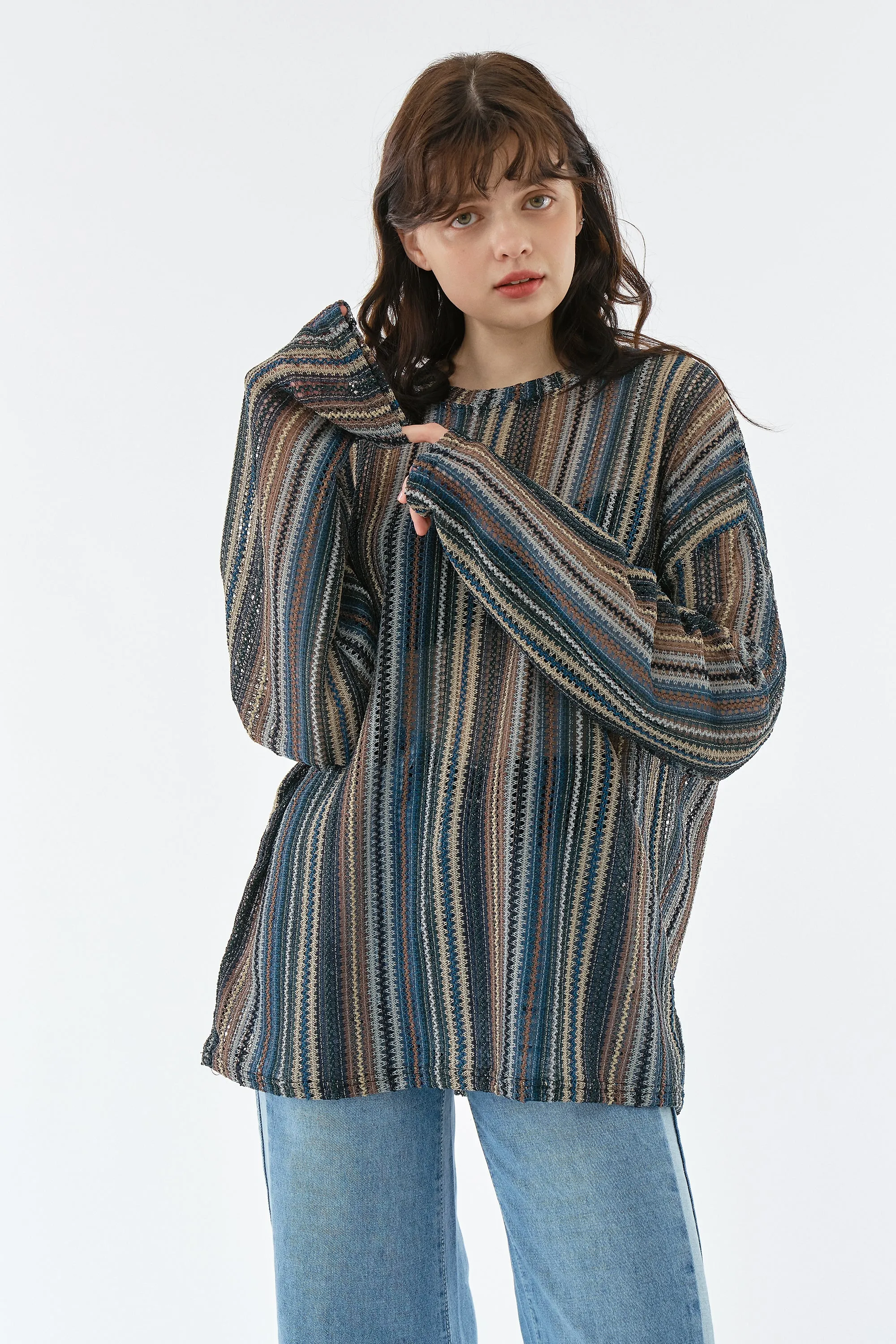 Kya Multicolor Pullover sold by storets product image thumbnail 2