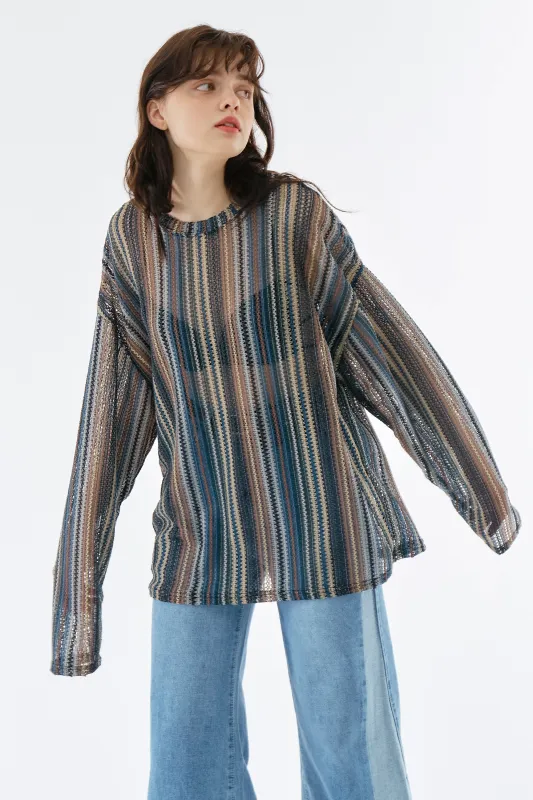 Kya Multicolor Pullover sold by storets