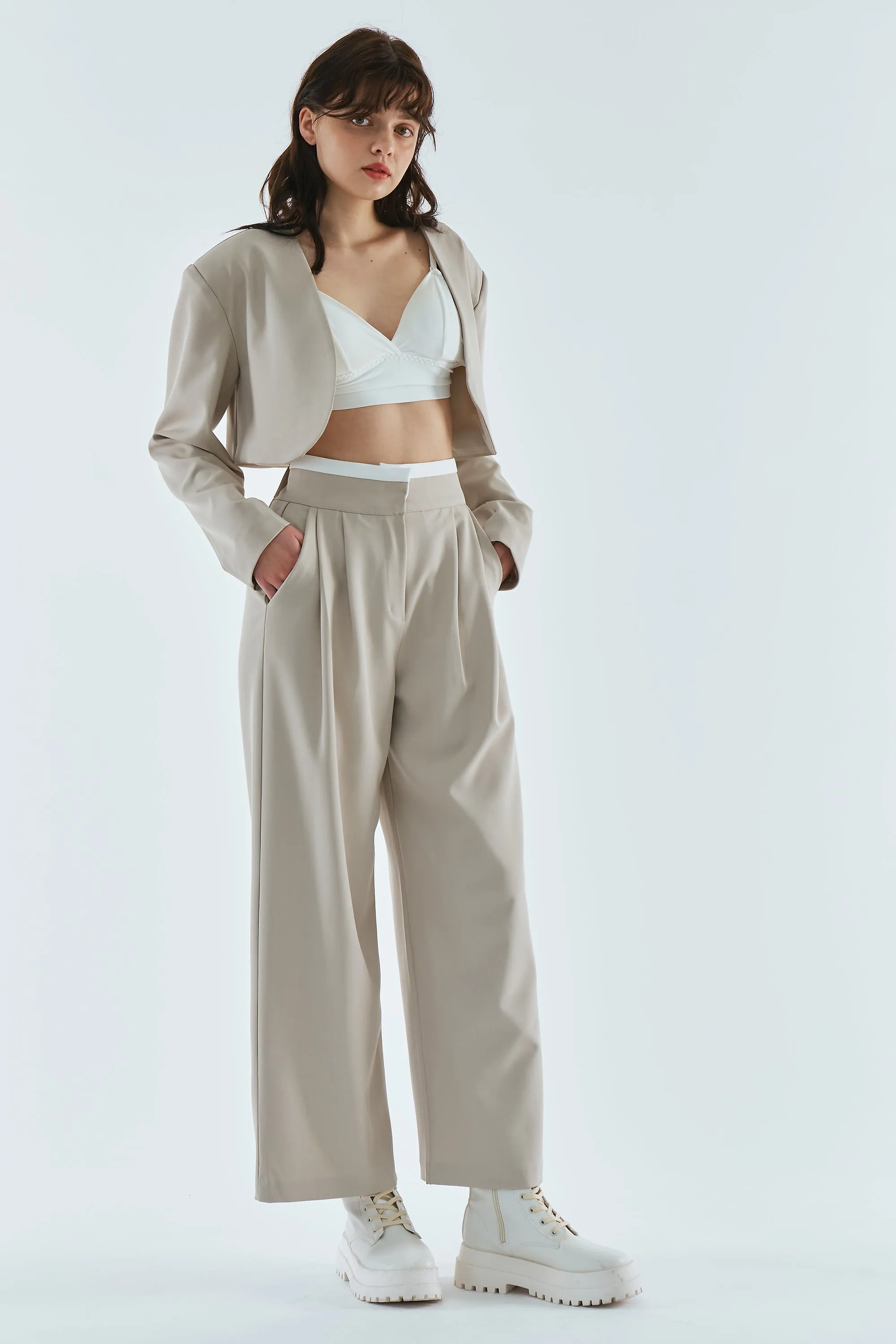 Sophia Wide-Legged Pants sold by storets