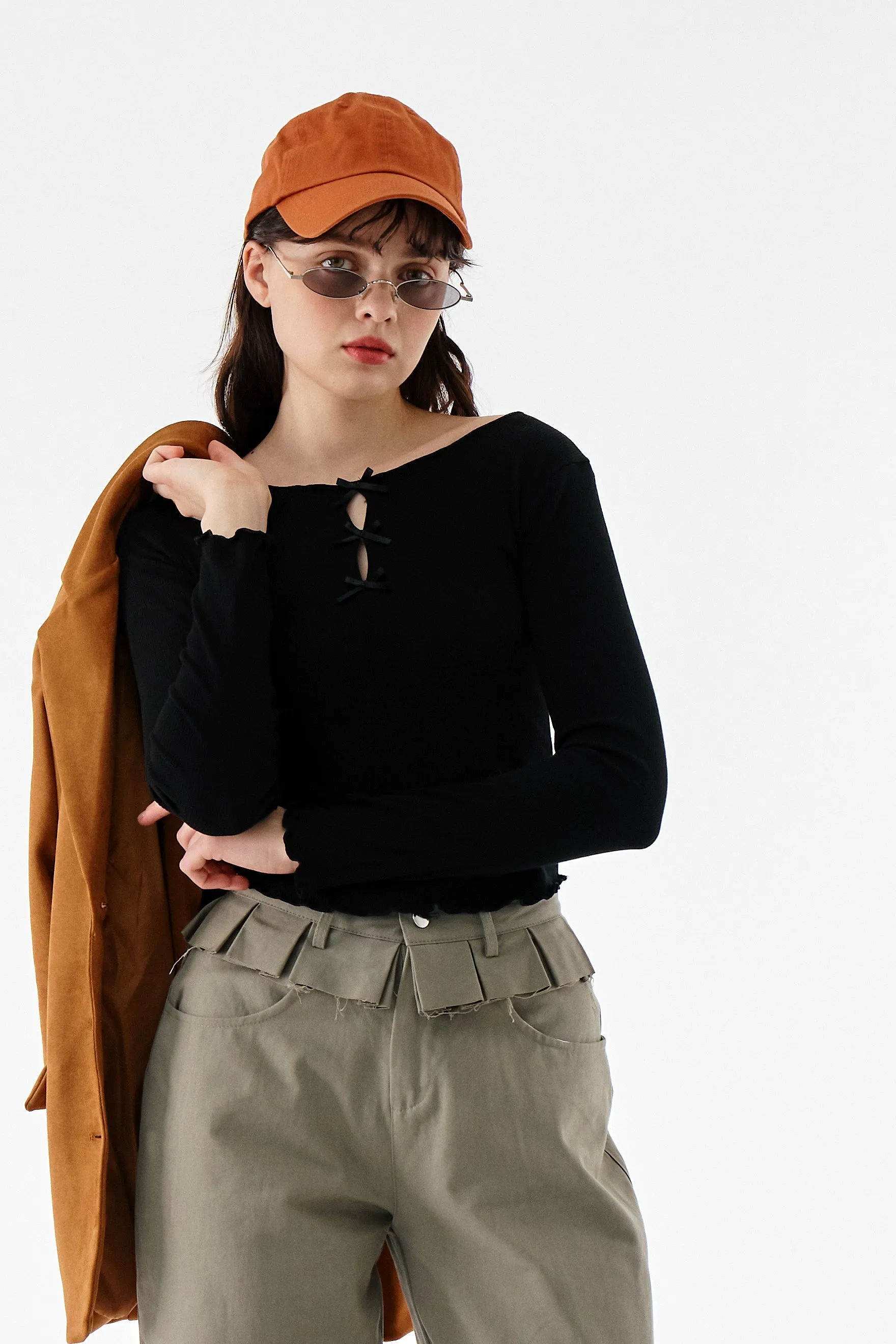 Mila Slimfit Bow Top sold by storets product image thumbnail 4