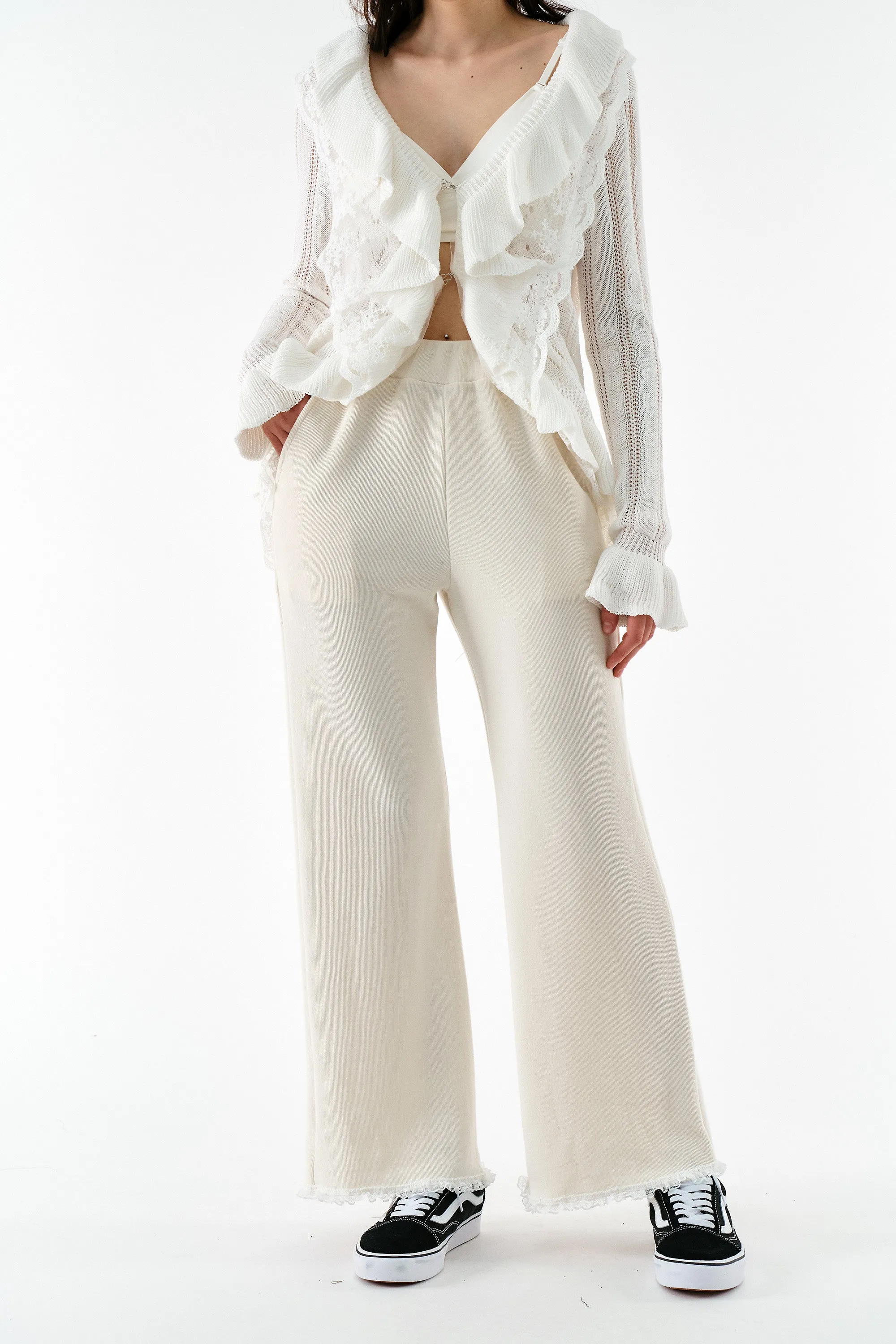 Zoe Pants w/Lace Trim sold by storets product image thumbnail 3