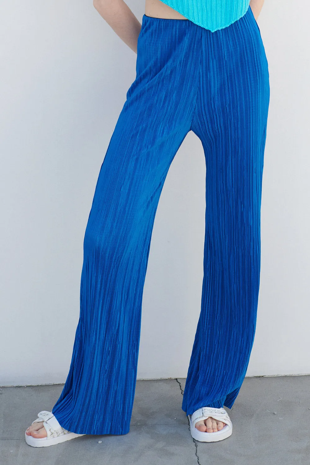 Maria Flared Leg Plisse Pants sold by storets product image thumbnail 2