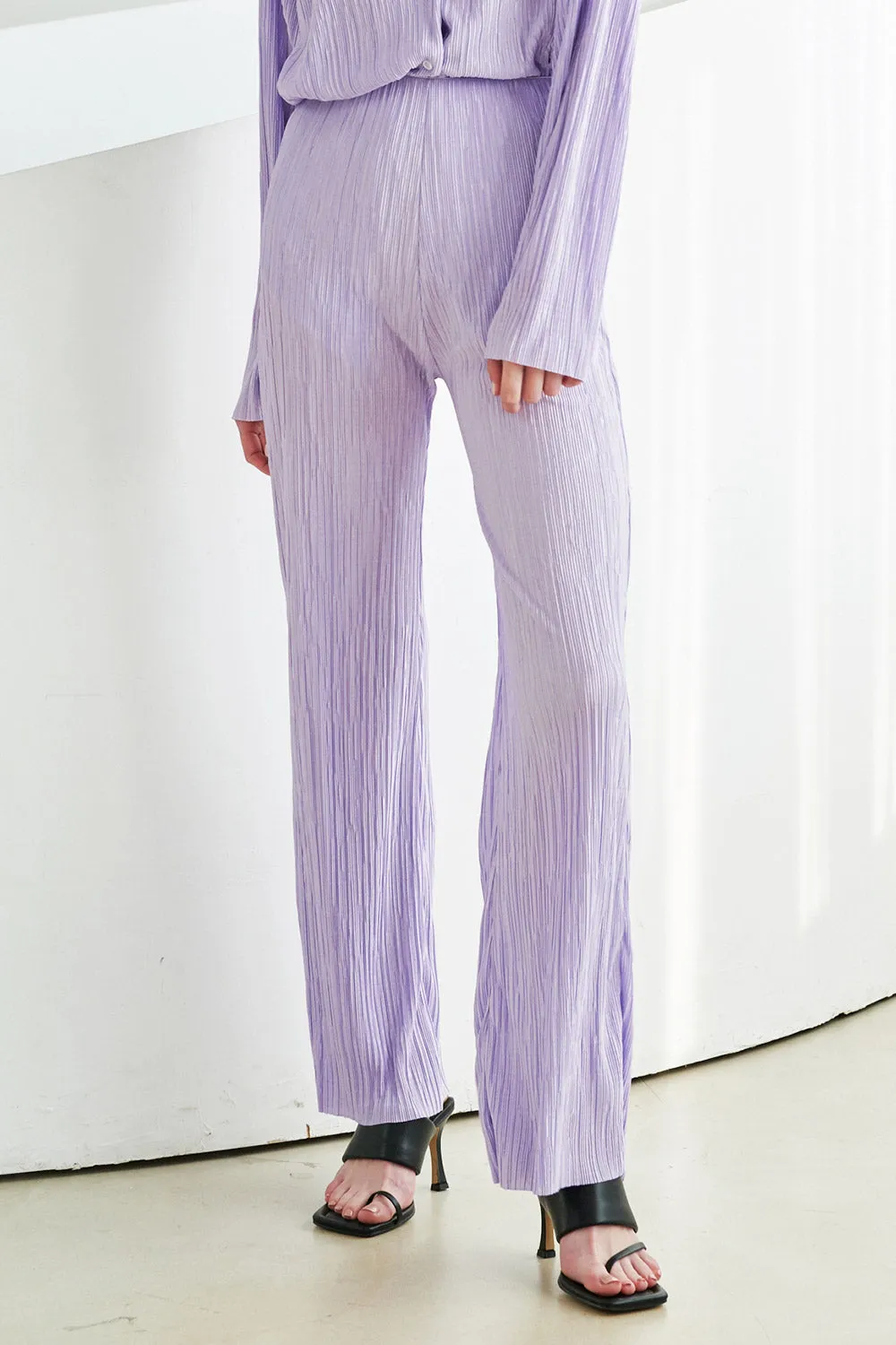 Maria Flared Leg Plisse Pants sold by storets product image thumbnail 4