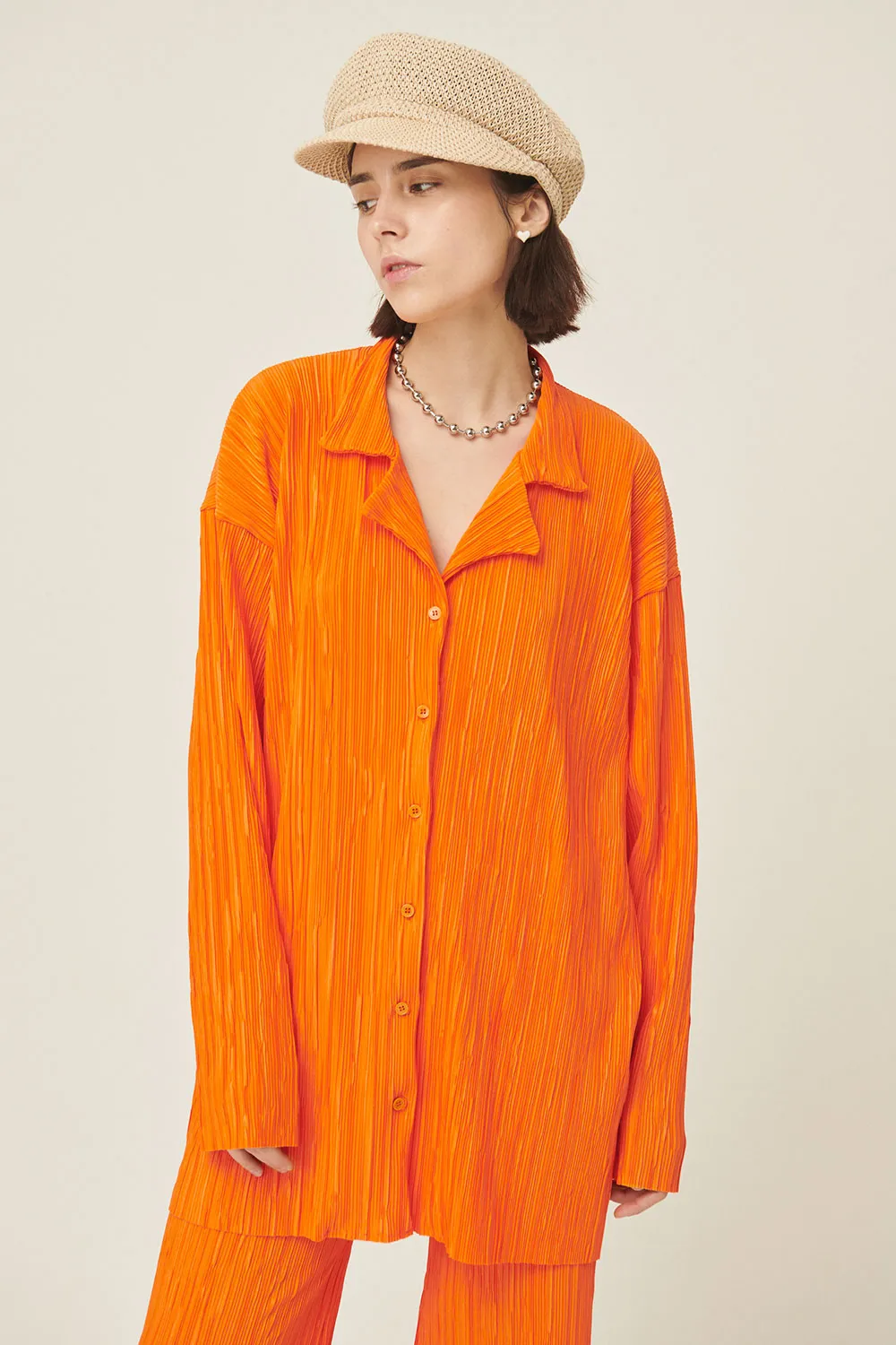 Maria Oversized Plisse Shirt sold by storets product image thumbnail 2