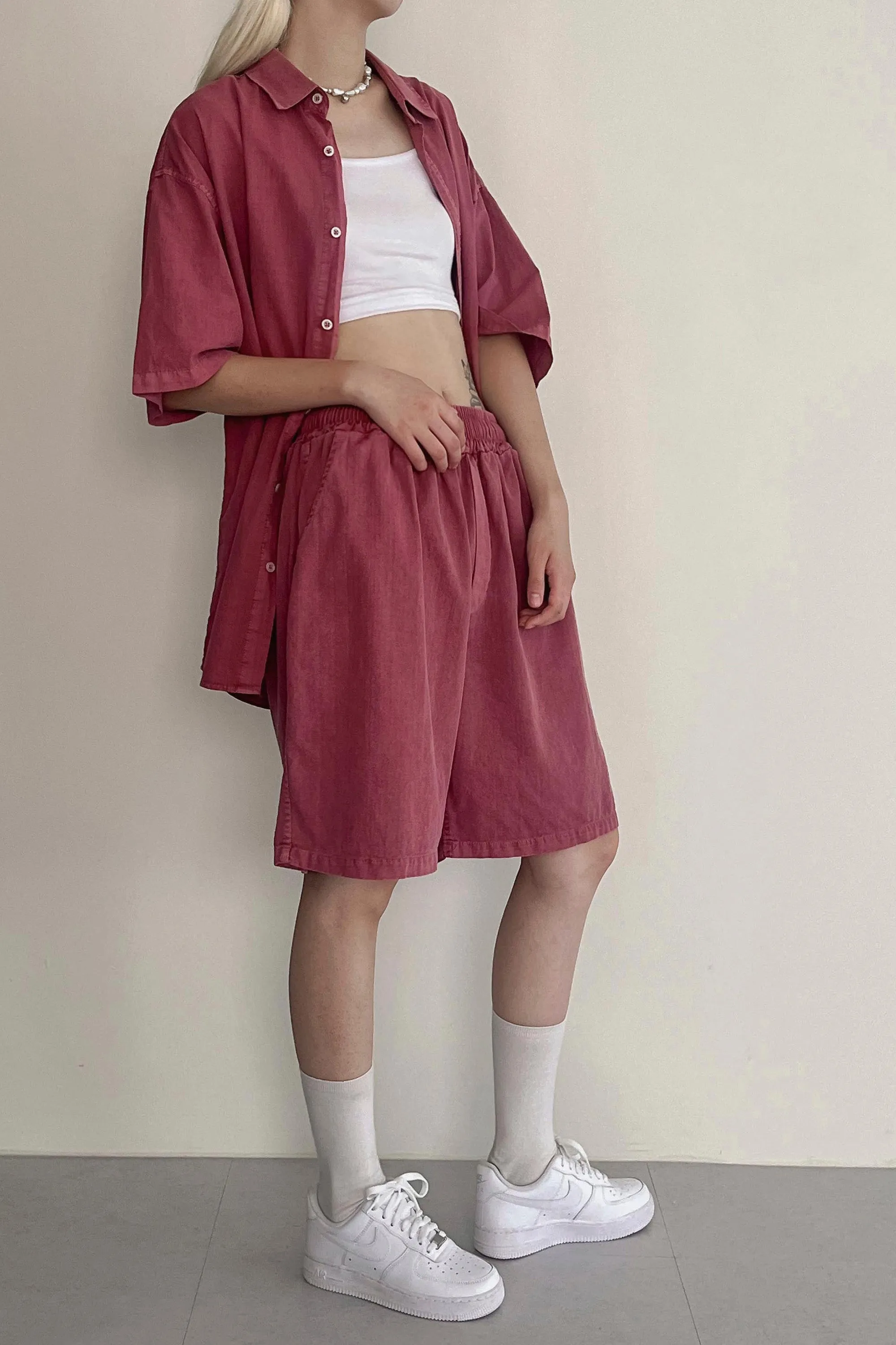 Luna Oversized Washed Shirt sold by storets product image thumbnail 5