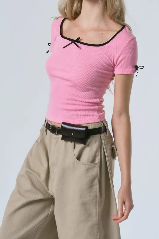 Billie Petite Bows Top sold by storets