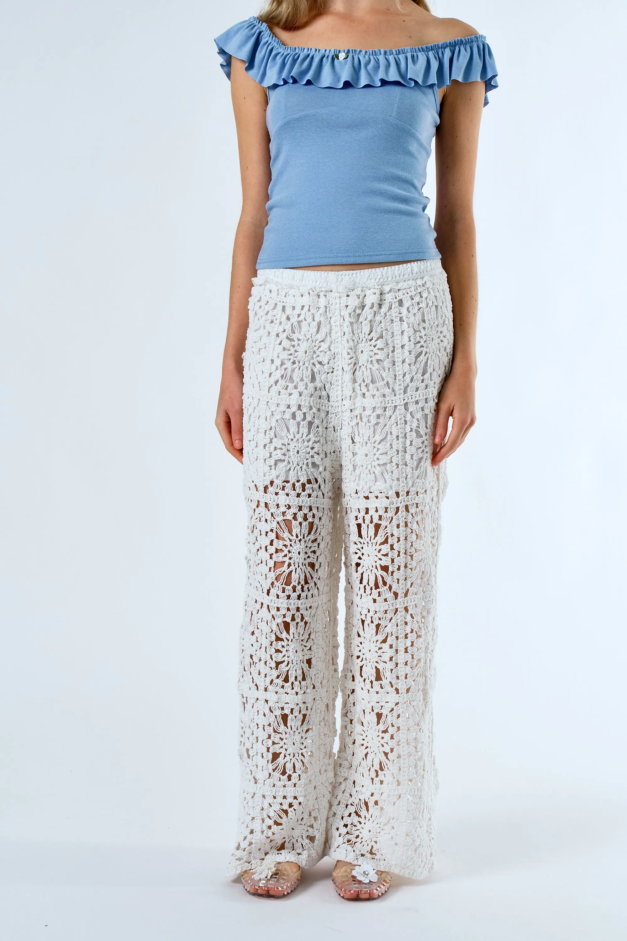 Flynn Crochet Pants sold by storets product image thumbnail 3