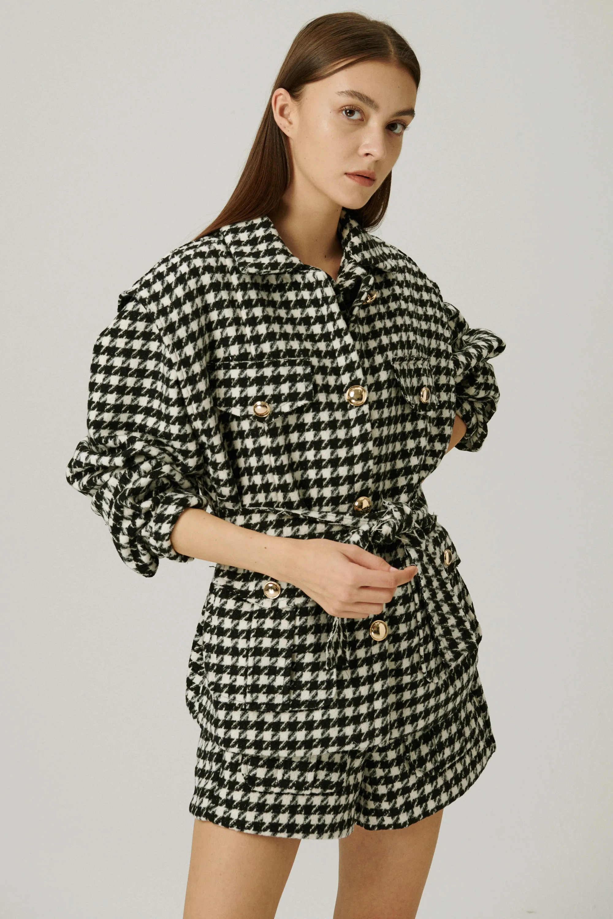 Harper Utility Houndstooth Vest sold by storets product image thumbnail 4